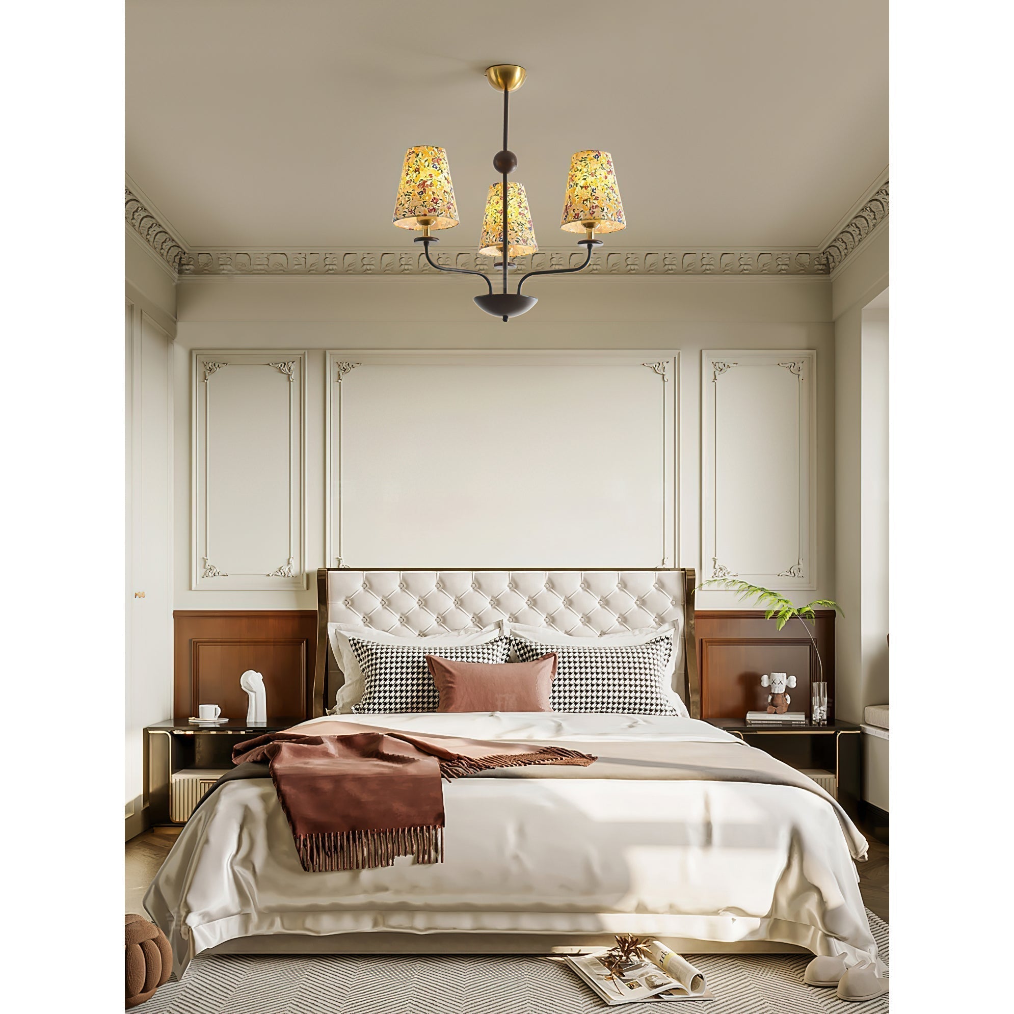 Aurmaren Vintage Industrieller Stoff-Kronleuchter-Letslighting