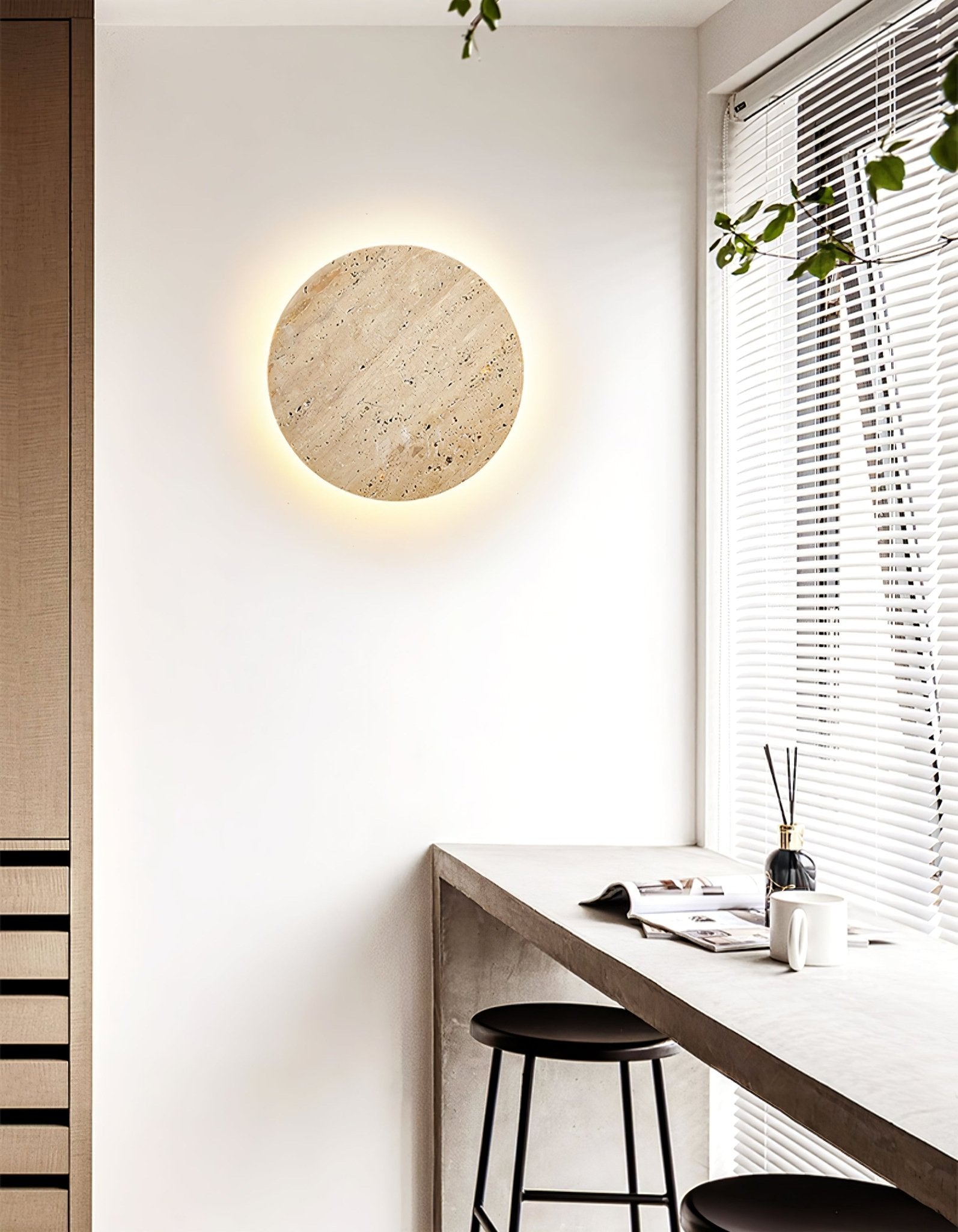 Artale Travertine Wall Light - Neutralighting