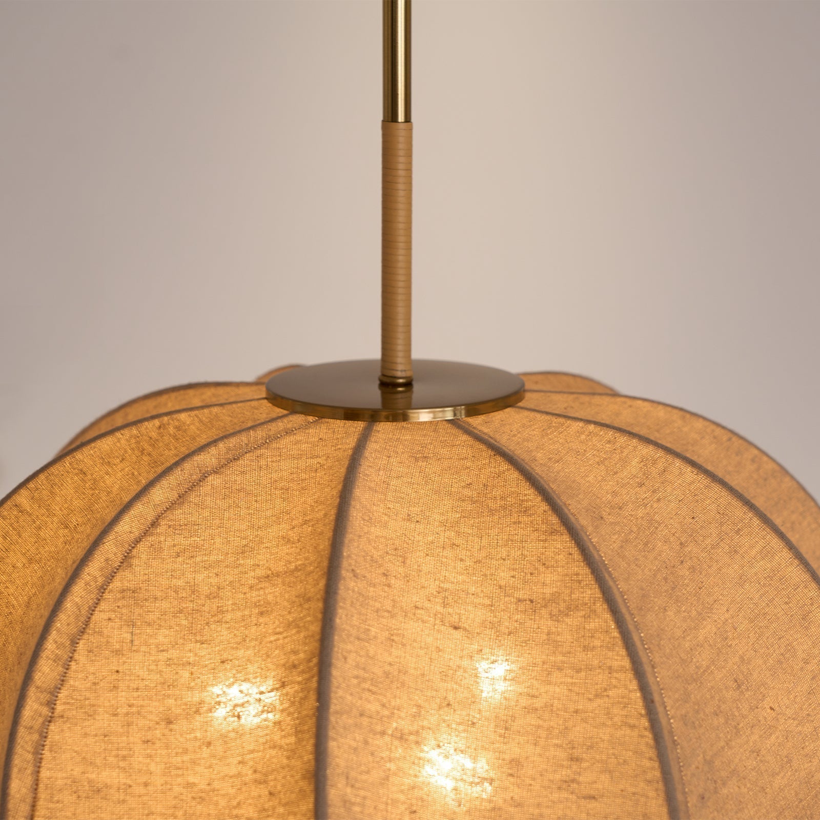 Fiora Vintage Stoff Pendelleuchte Lampe-Letslighting