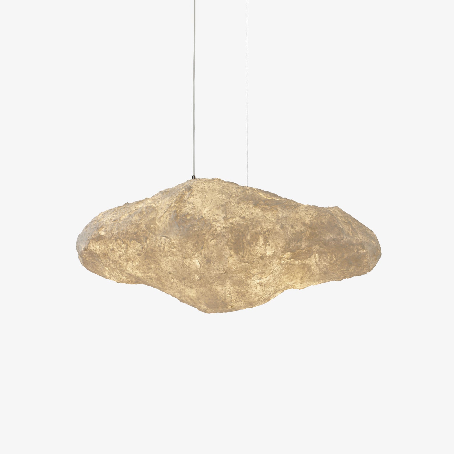 Elliros Textured Paper Pulp Pendant Light - Blowlighting