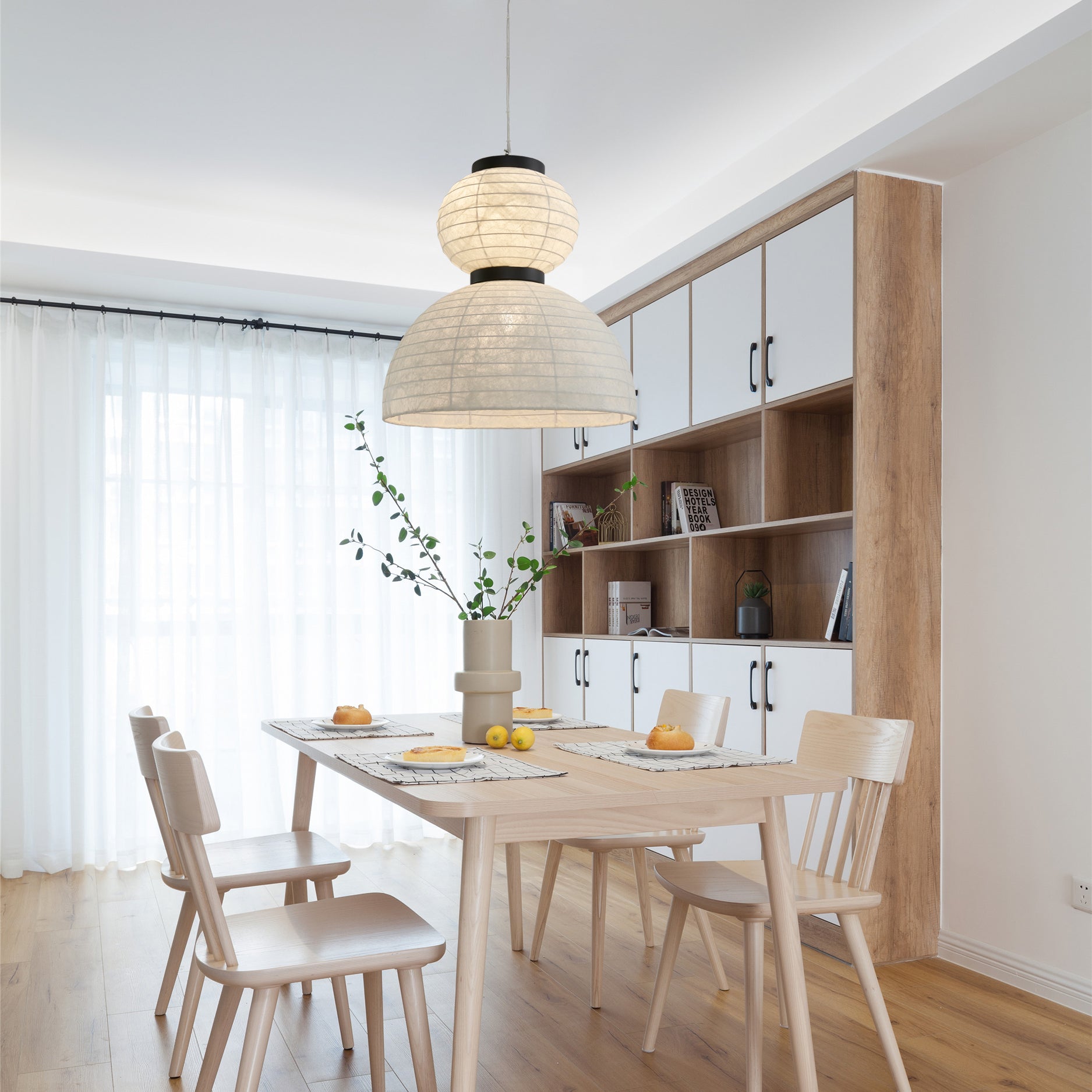 Uldoror Traditionelle Kunst Modern Seide Pendelleuchte-Letslighting