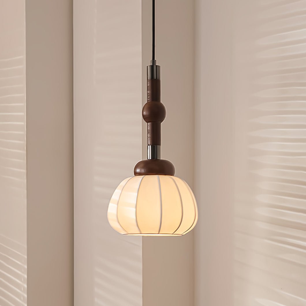 Solari Skandinavische Pendelleuchte aus Seidenholz-Letslighting