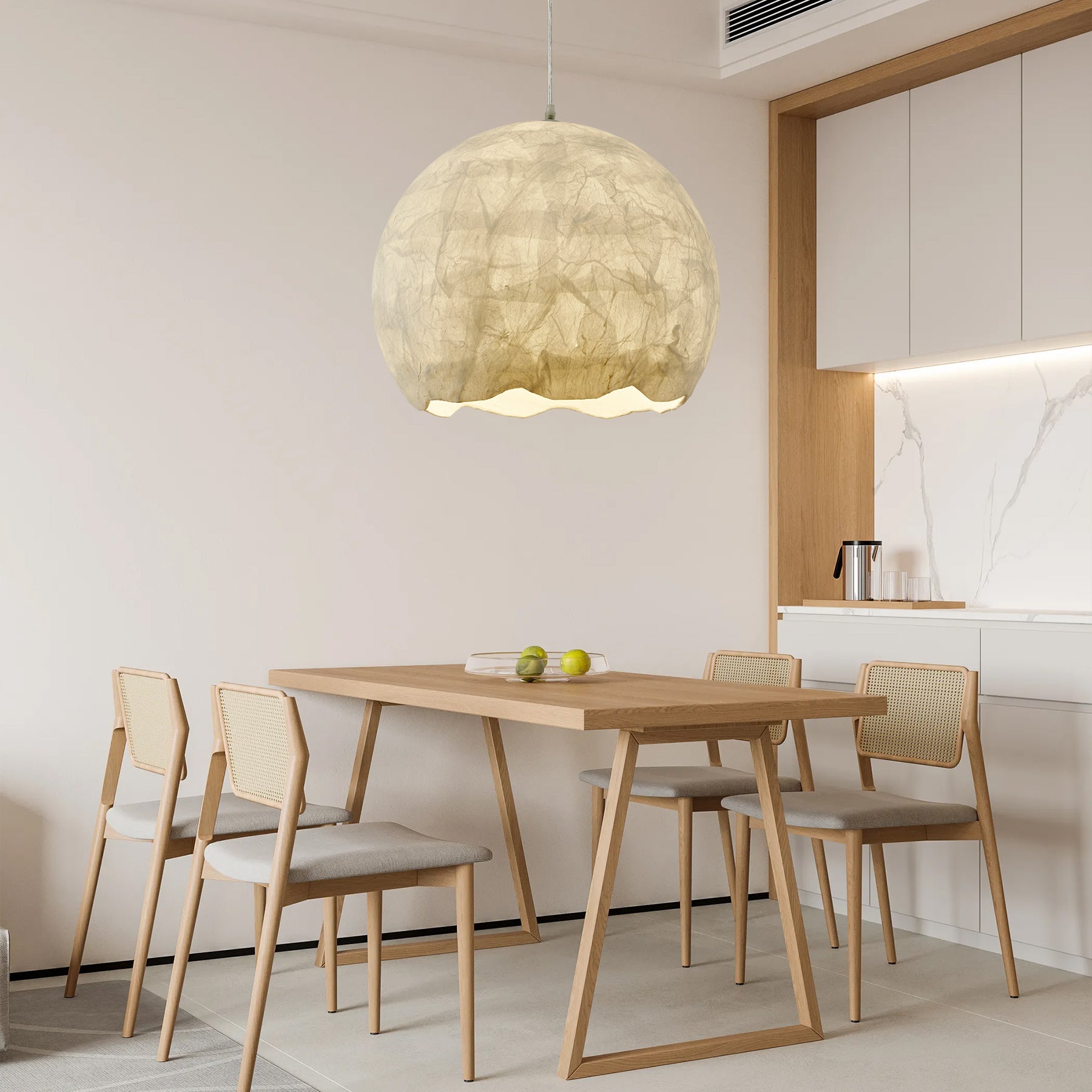 Nest Organisch Seide Pendelleuchte-Letslighting