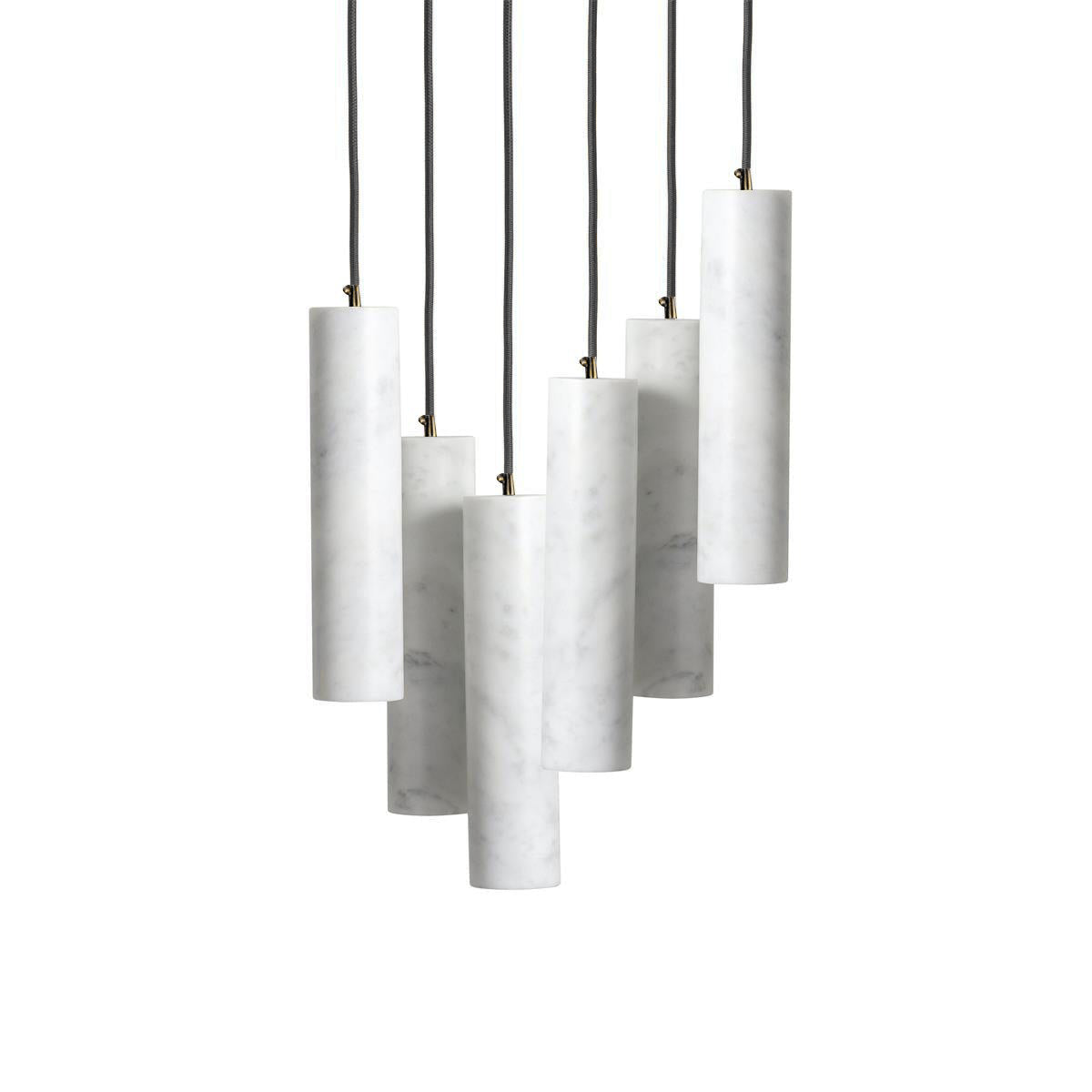 Nyxara Cluster Alabaster Pendant Light Staircase - Neutralighting