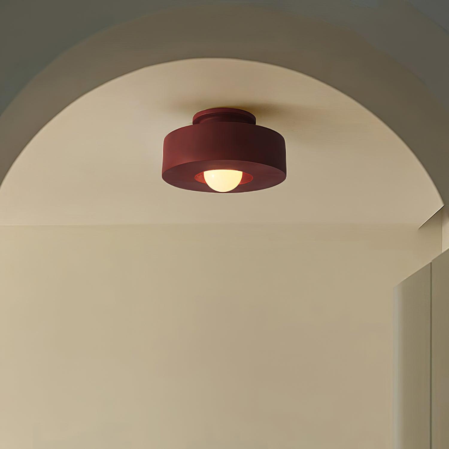 Lustra Deckenleuchte Simon Resin Zylindrisch-Letslighting