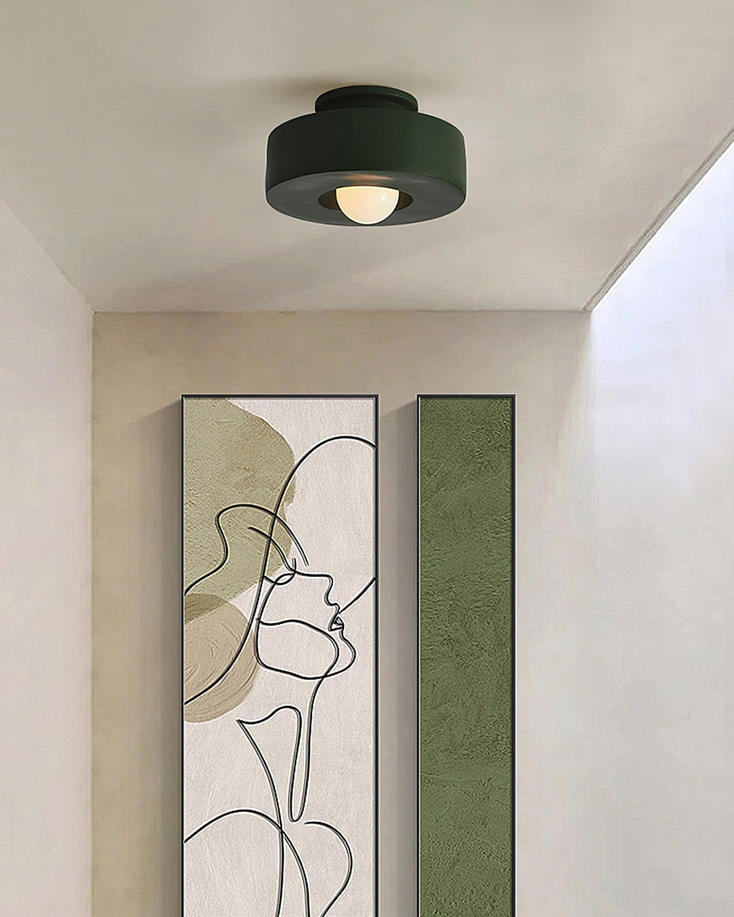 Lustra Deckenleuchte Simon Resin Zylindrisch-Letslighting