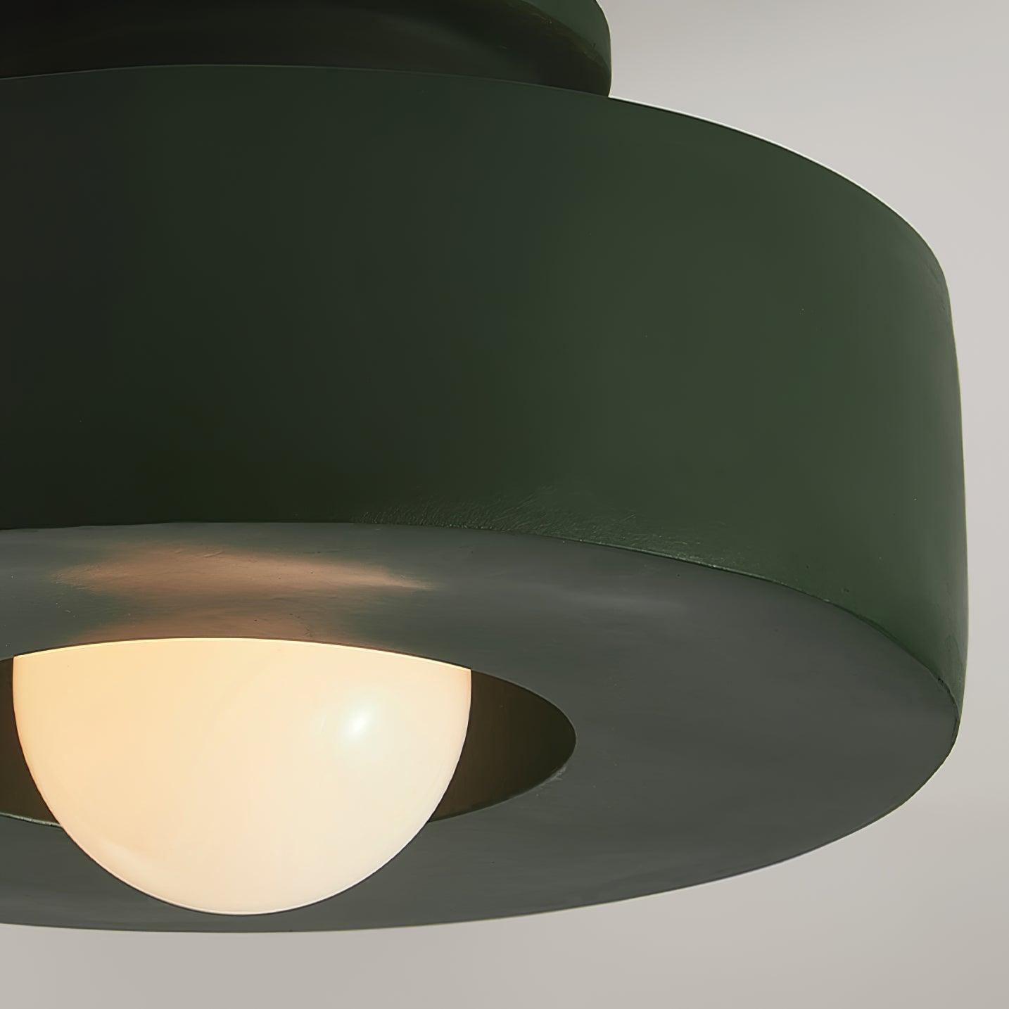 Lustra Deckenleuchte Simon Resin Zylindrisch-Letslighting
