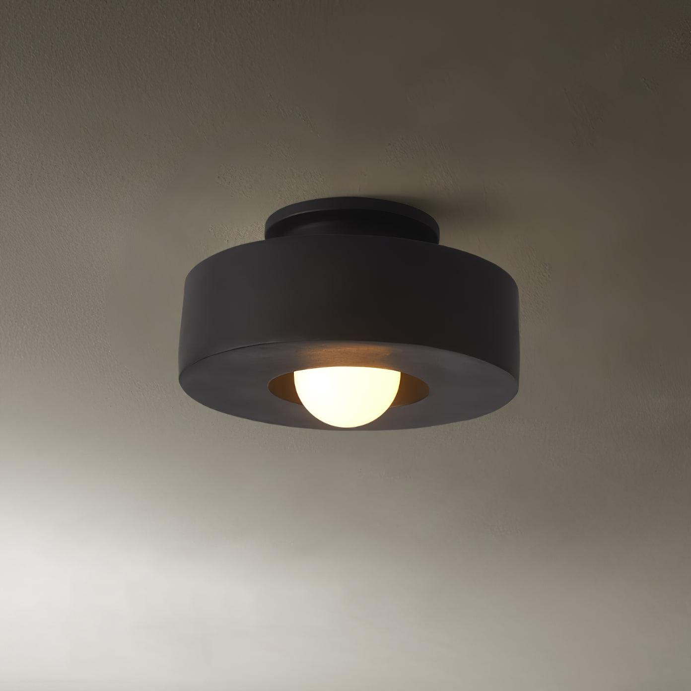Lustra Deckenleuchte Simon Resin Zylindrisch-Letslighting