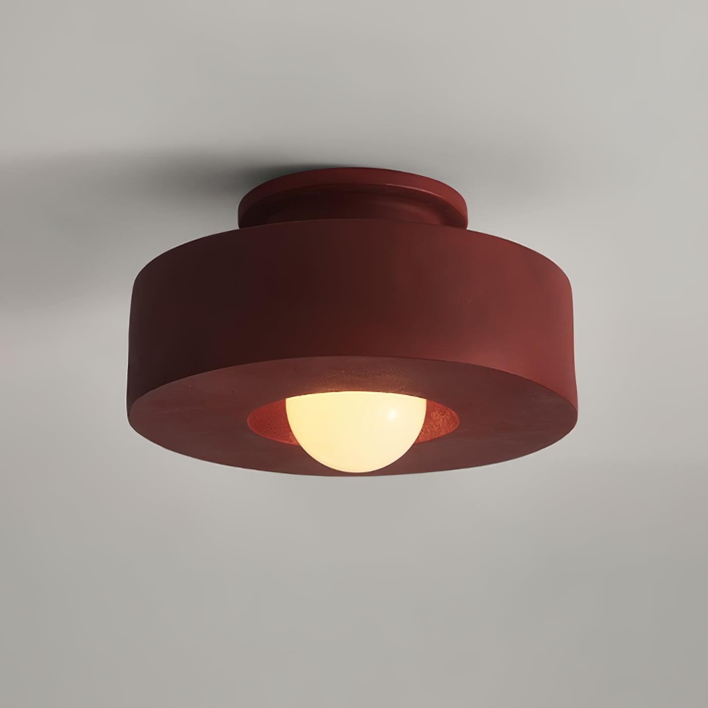 Lustra Deckenleuchte Simon Resin Zylindrisch-Letslighting