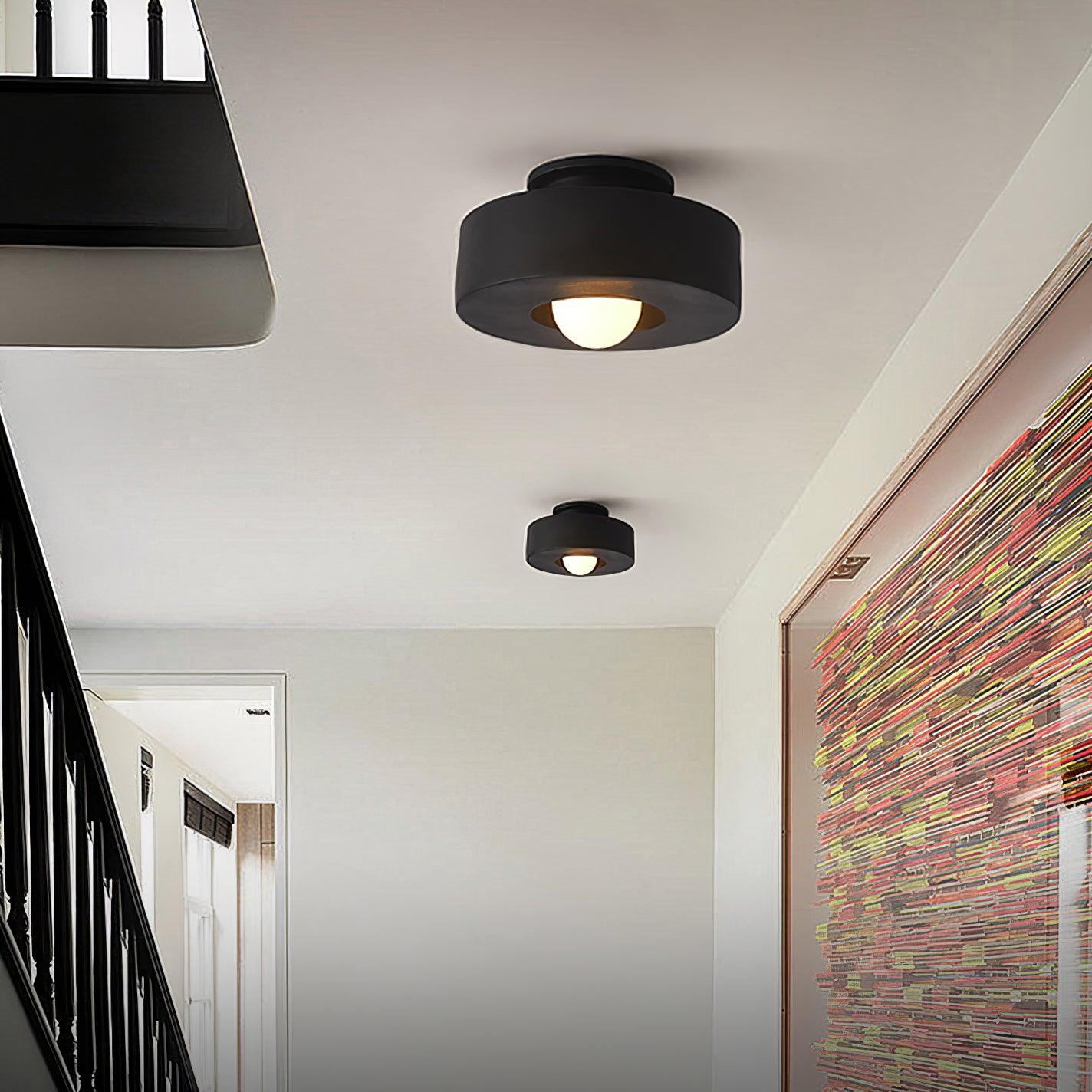 Lustra Deckenleuchte Simon Resin Zylindrisch-Letslighting