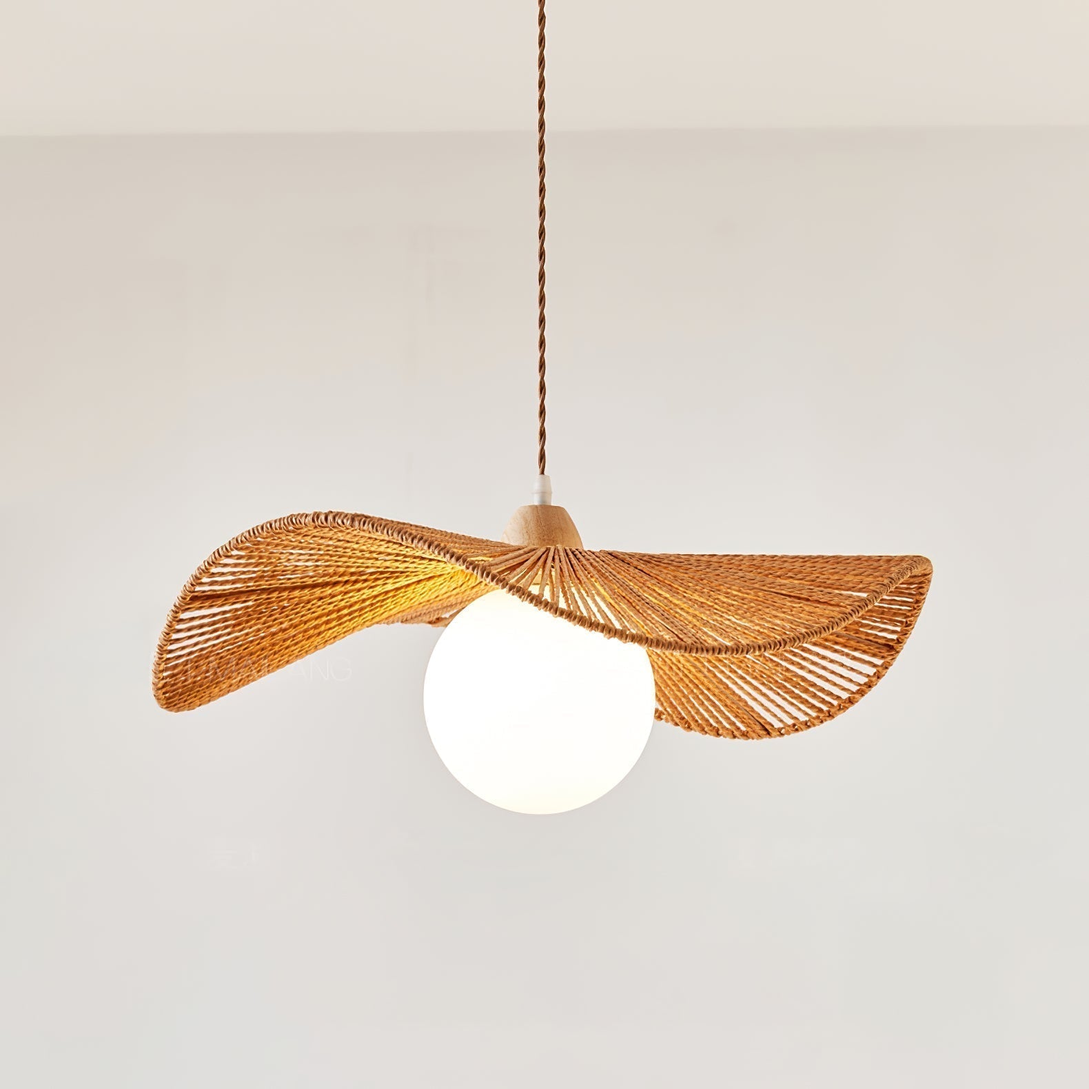 Atale Künstlerische Naturgeflochtene Pendelleuchte-Letslighting
