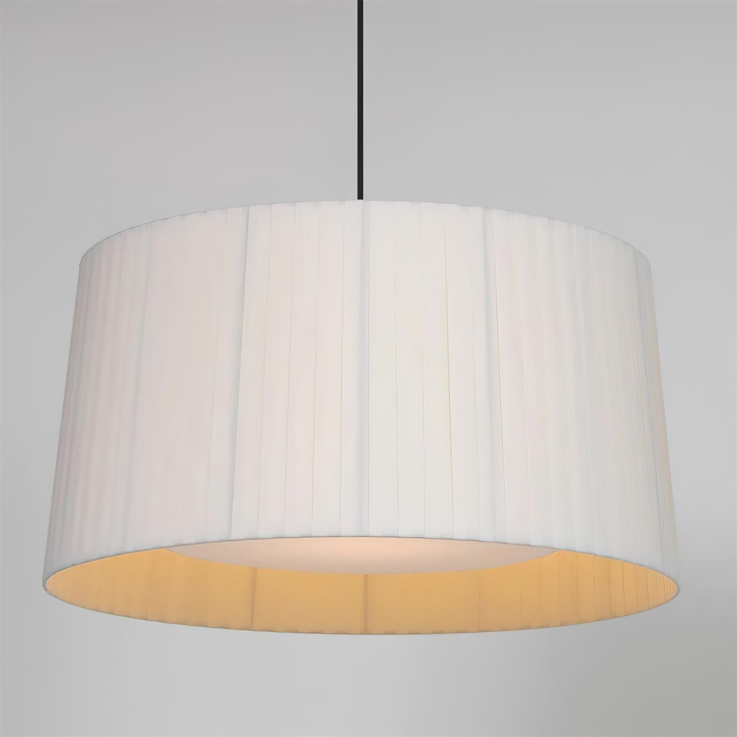 Pendelleuchte Gefalteter Stoff Trommel Minimalistisch-Letslighting