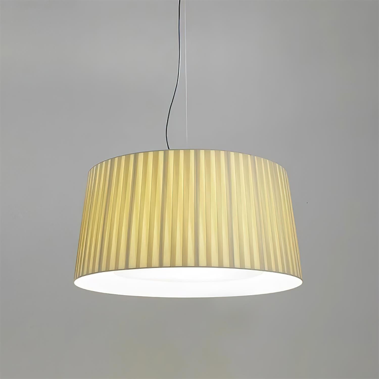 Pendelleuchte Gefalteter Stoff Trommel Minimalistisch-Letslighting