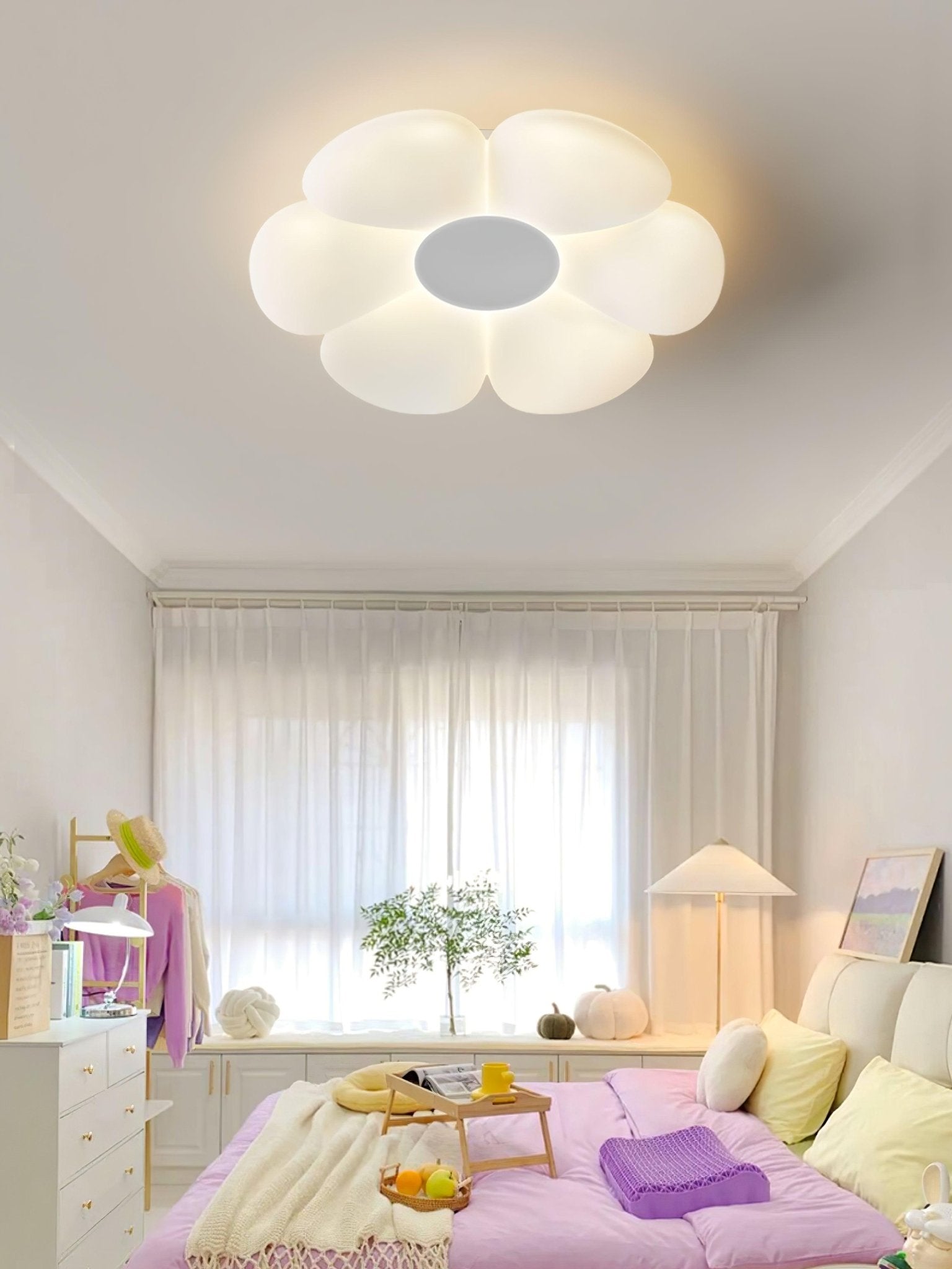 Six-leaf Flower Kids Room Ceiling Lamp - Blowlighting