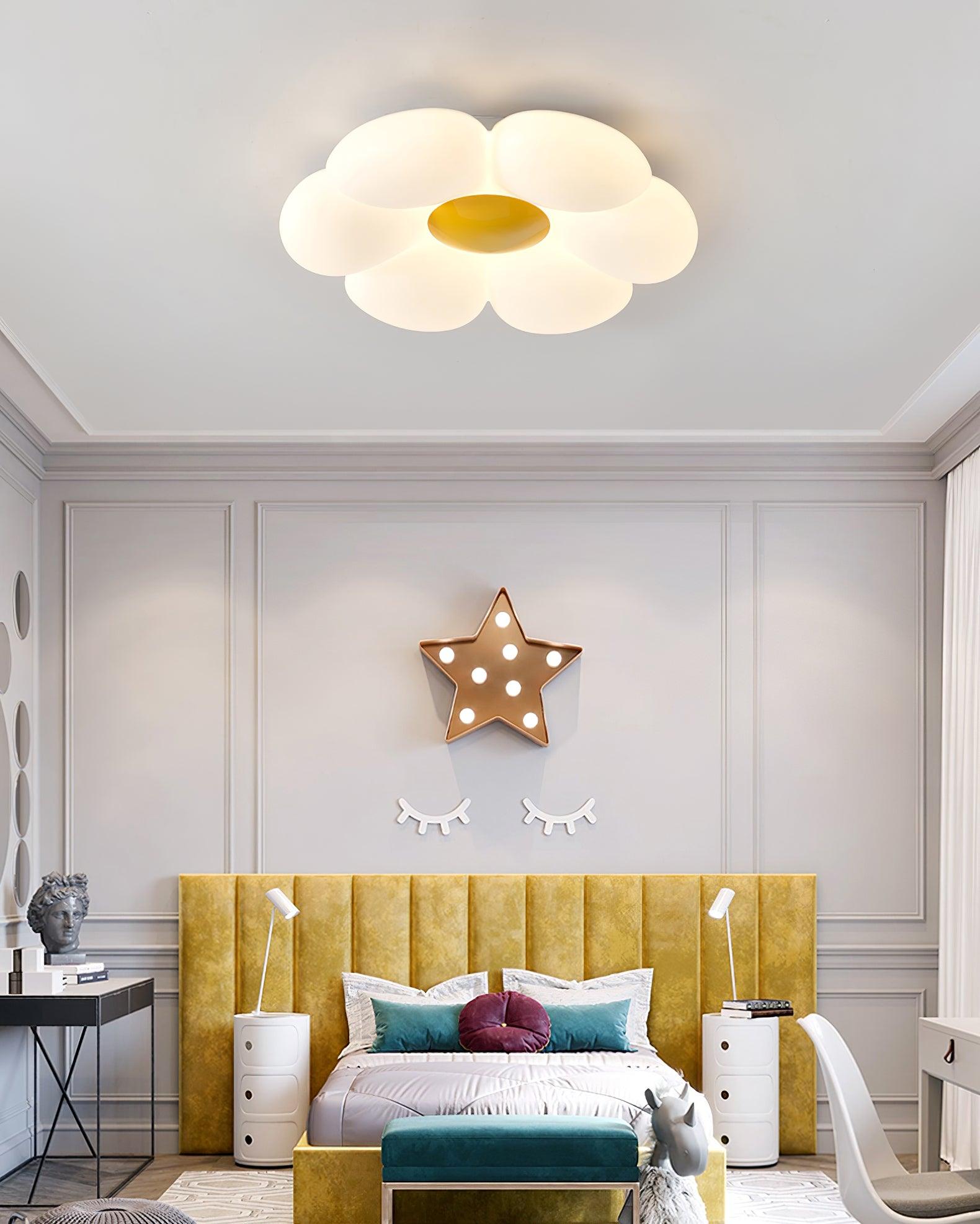 Six-leaf Flower Kids Room Ceiling Lamp - Blowlighting