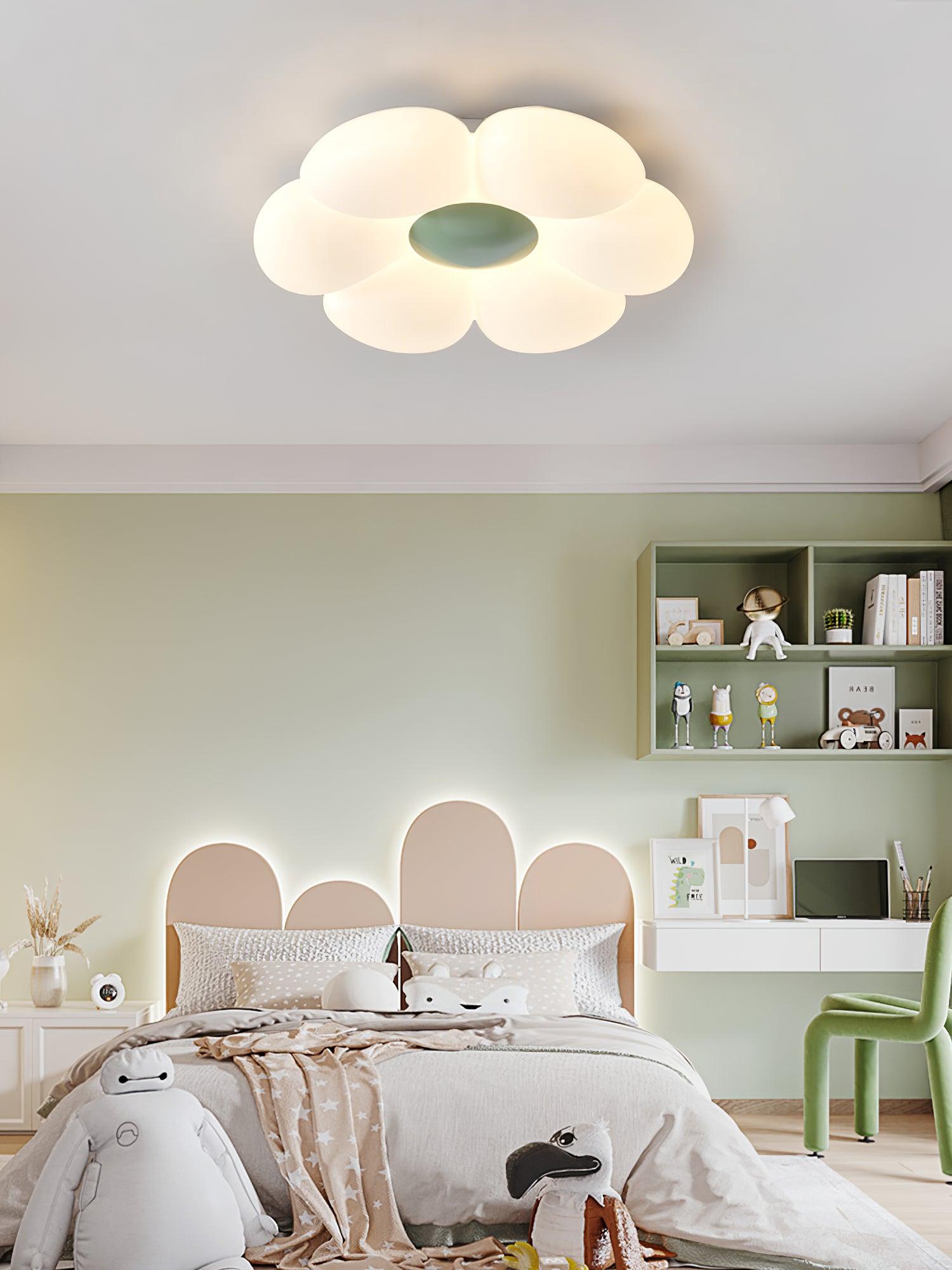 Six-leaf Flower Kids Room Ceiling Lamp - Blowlighting