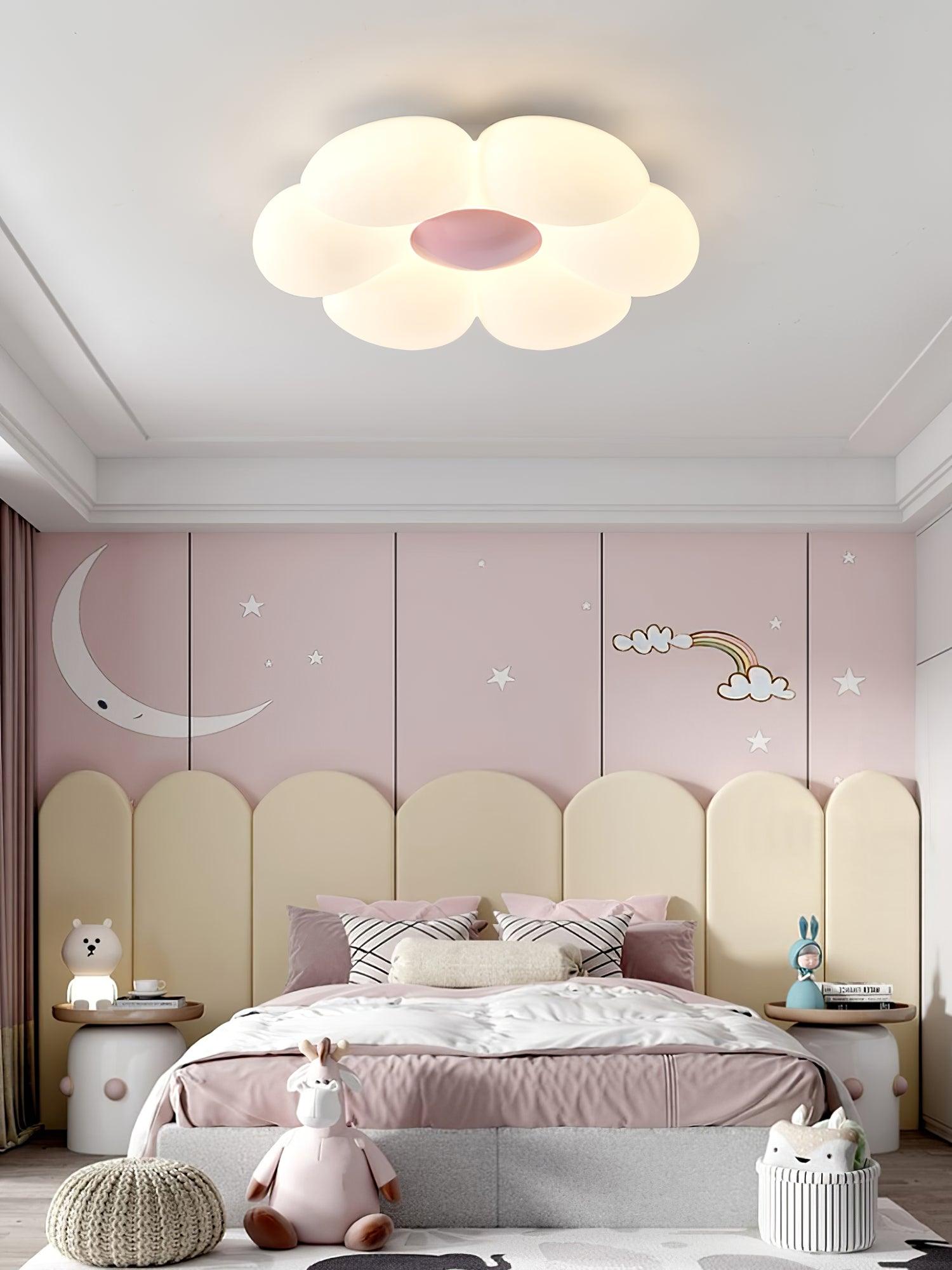 Six-leaf Flower Kids Room Ceiling Lamp - Blowlighting