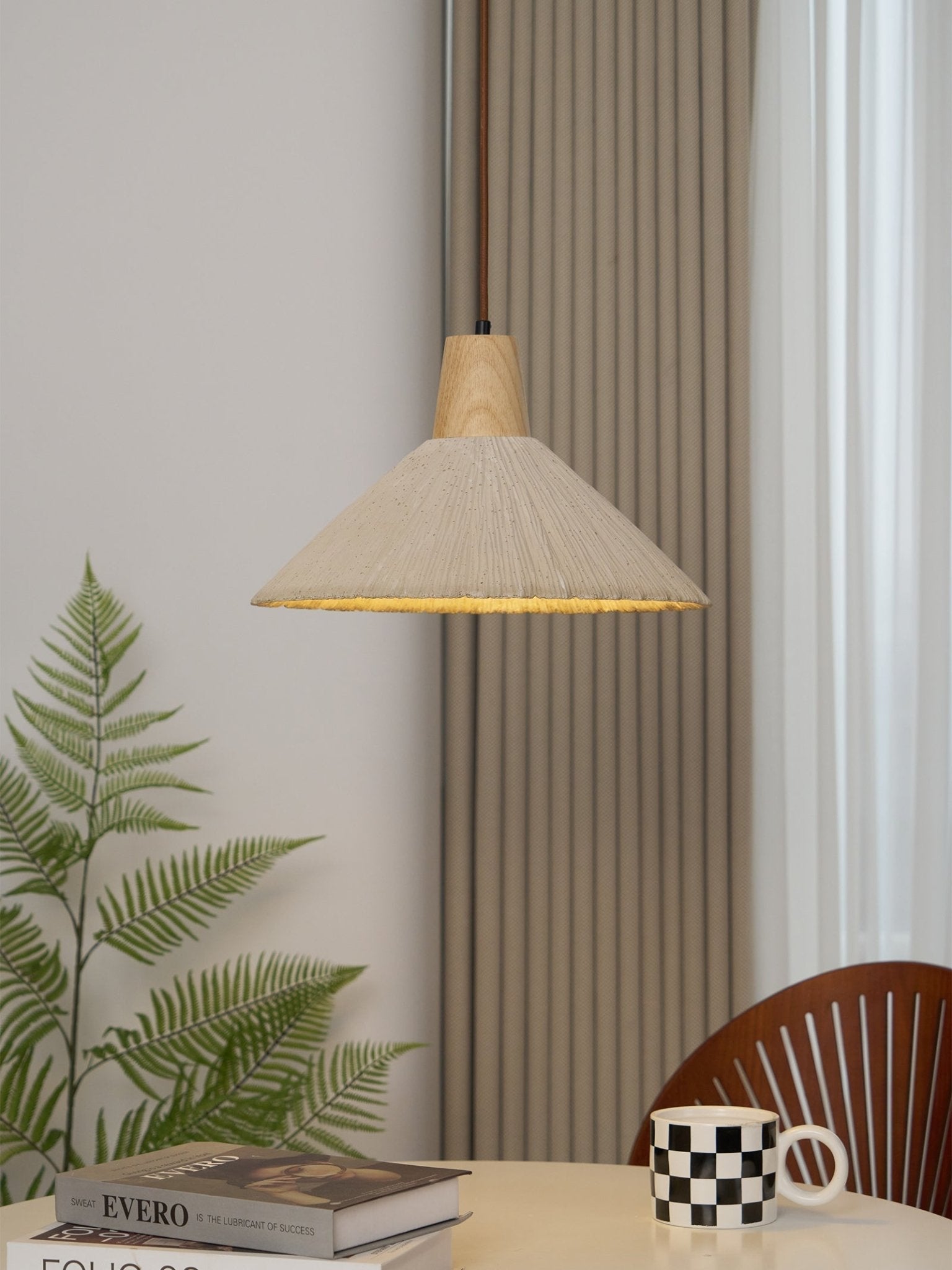 Solara Beton Falten Pendelleuchte-Letslighting