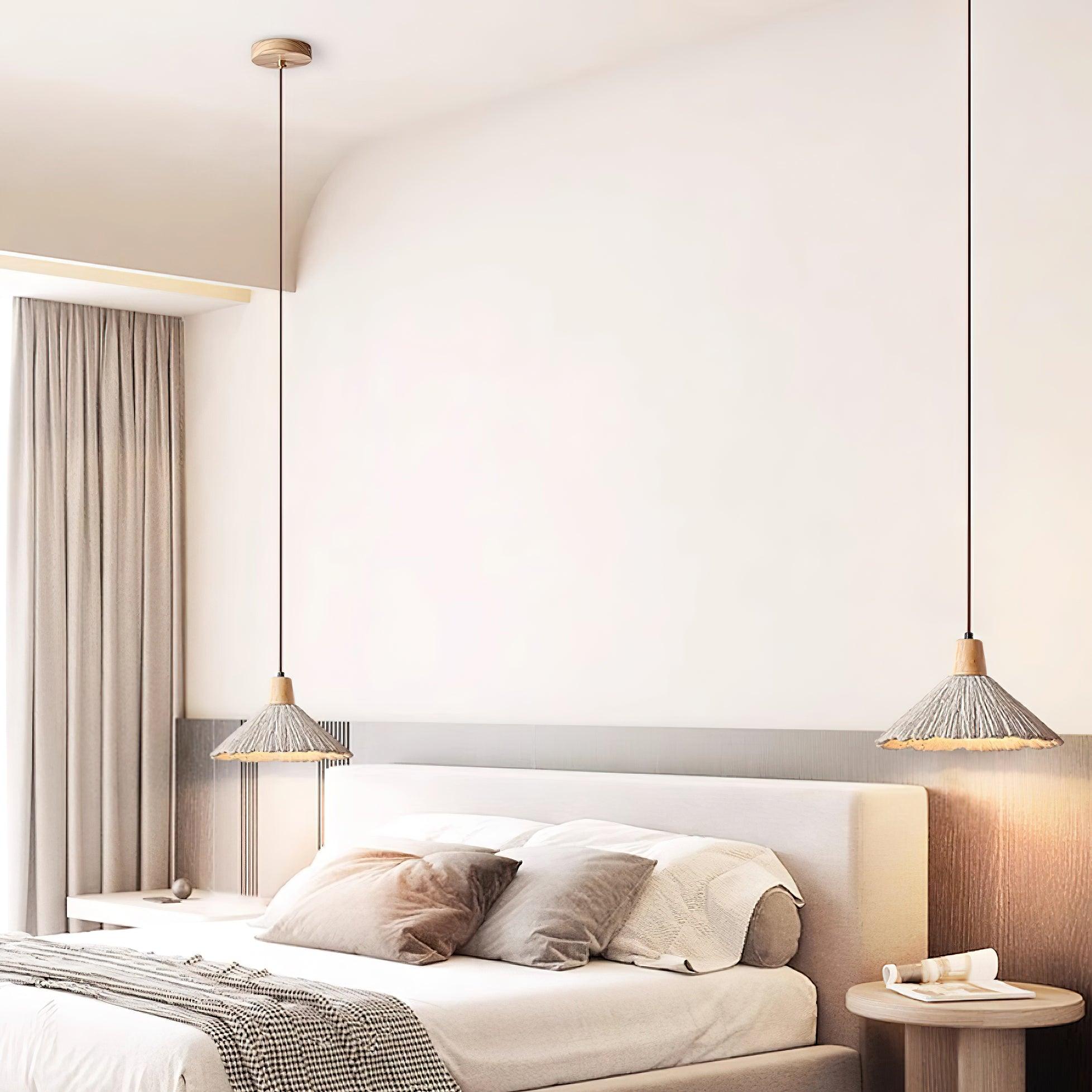 Sawyer Minimalistische Zement-Pendelleuchte-Letslighting