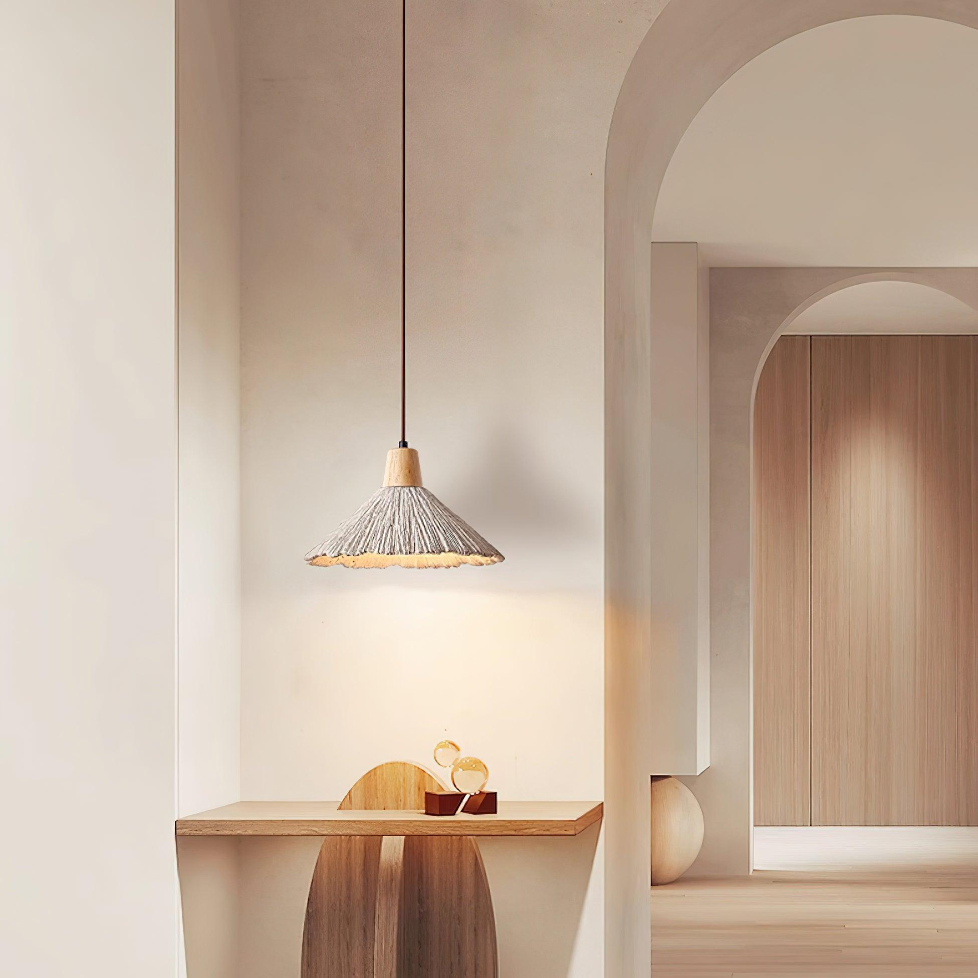 Sawyer Minimalistische Zement-Pendelleuchte-Letslighting