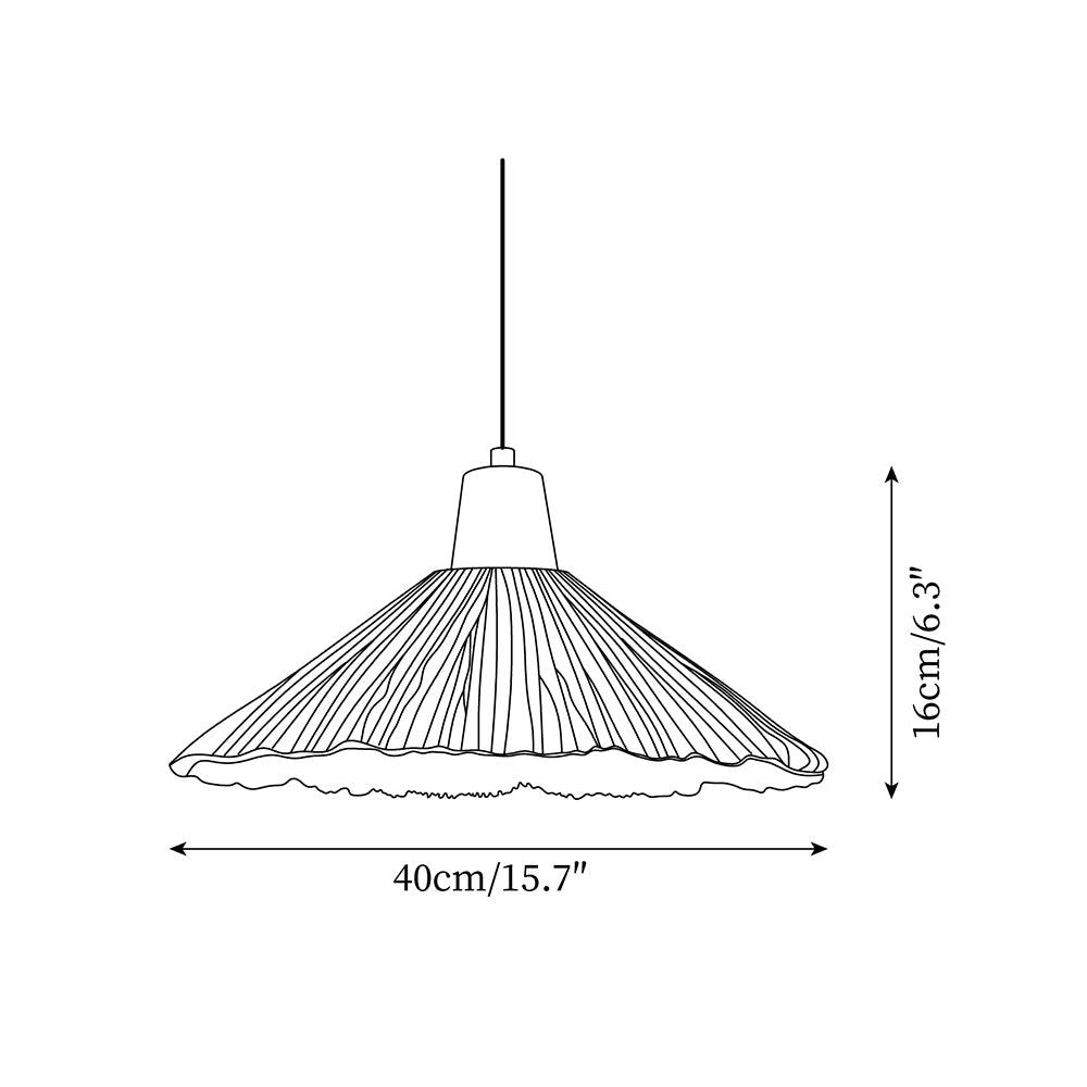Sawyer Minimalistische Zement-Pendelleuchte-Letslighting