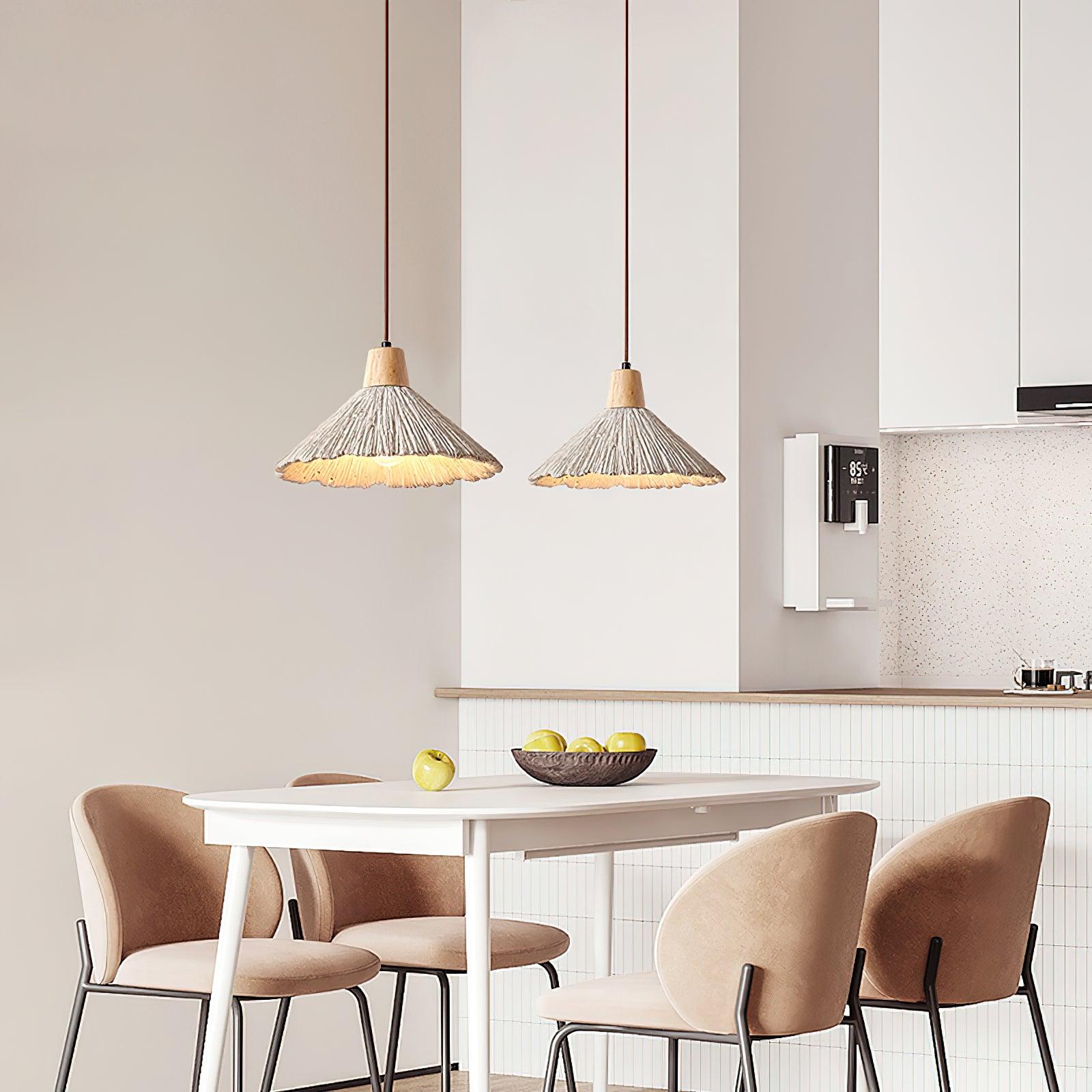 Sawyer Minimalistische Zement-Pendelleuchte-Letslighting