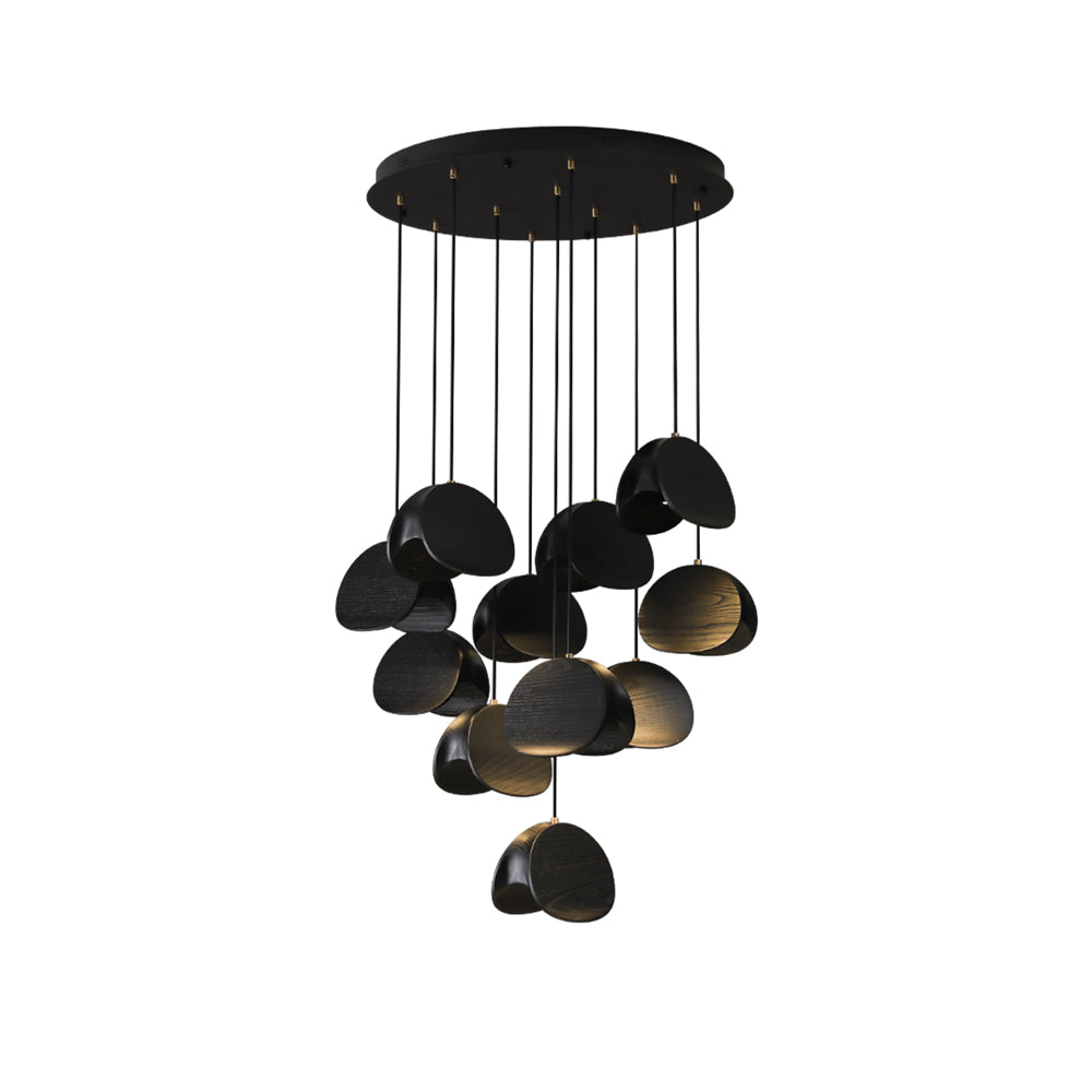 Elmiren Cluster Wood Pendant Light - Blowlighting