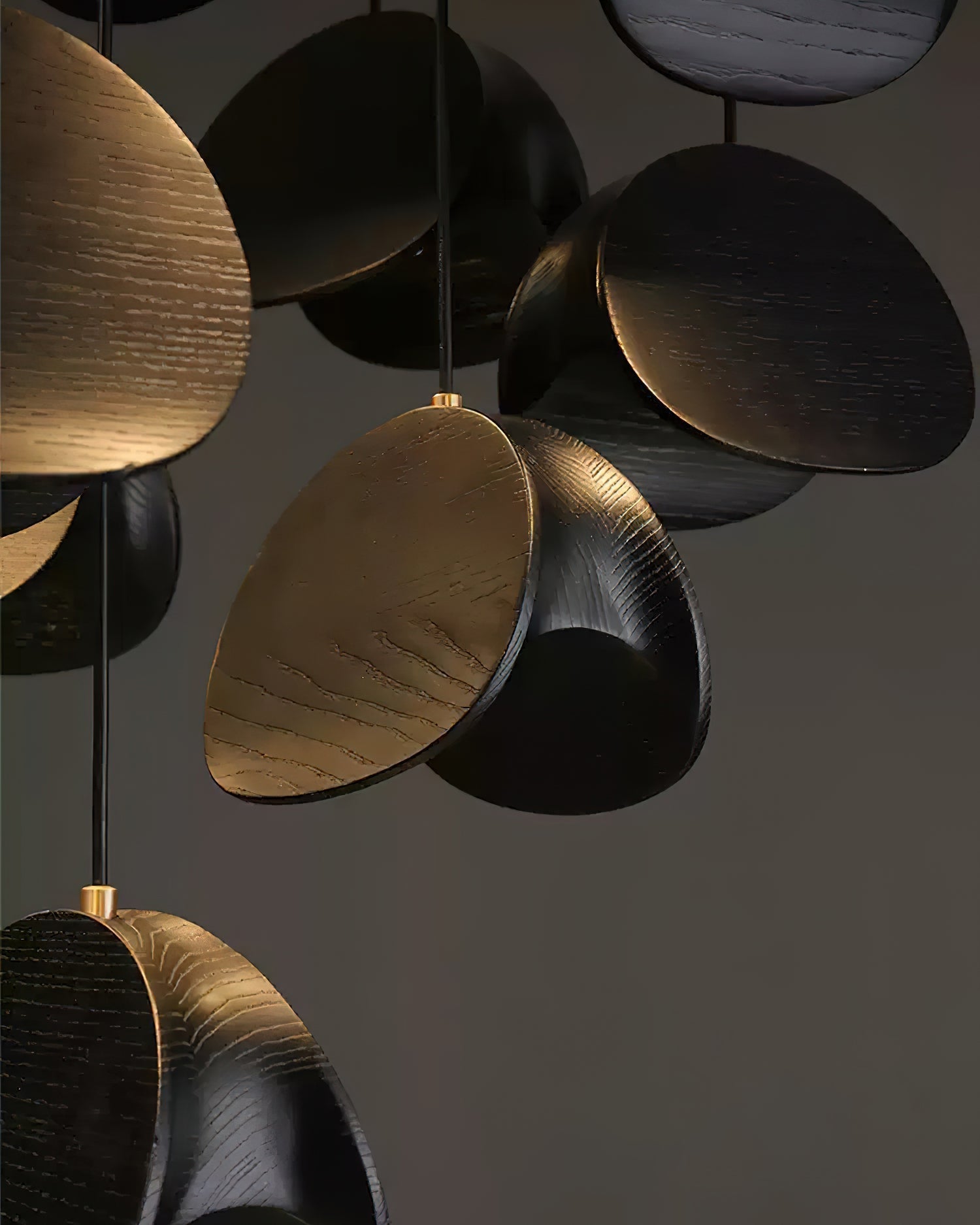 Elmiren Cluster Wood Pendant Light - Blowlighting
