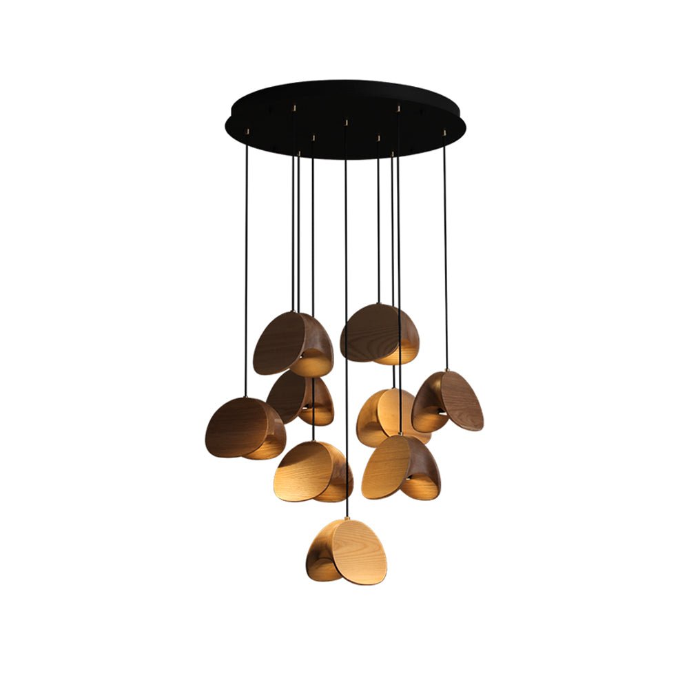 Elmiren Cluster Wood Pendant Light - Blowlighting