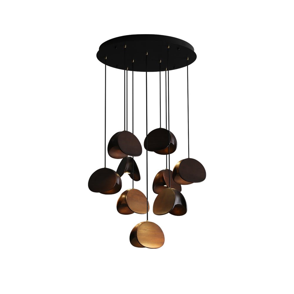 Elmiren Cluster Wood Pendant Light - Blowlighting