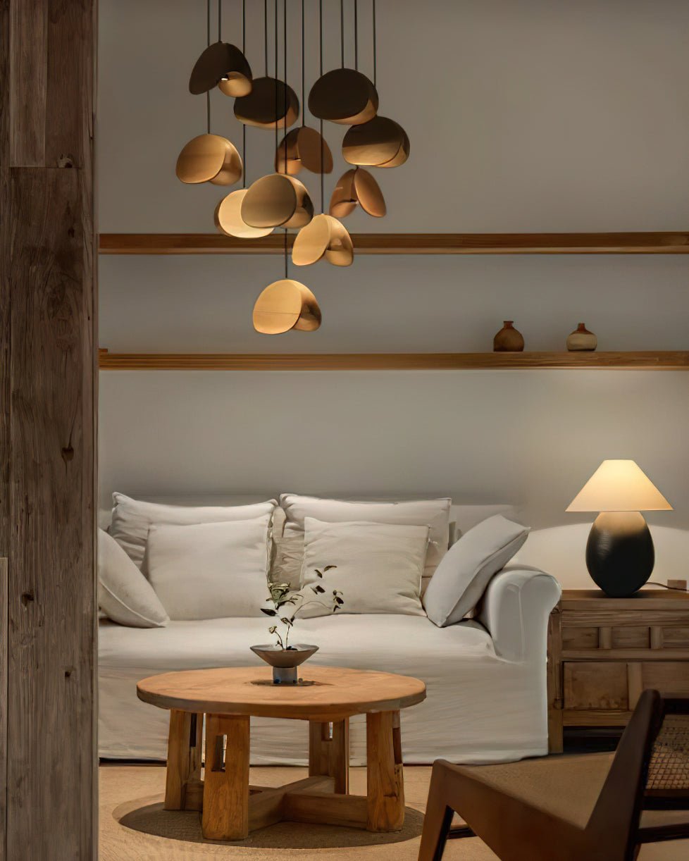 Elmiren Cluster Wood Pendant Light - Blowlighting