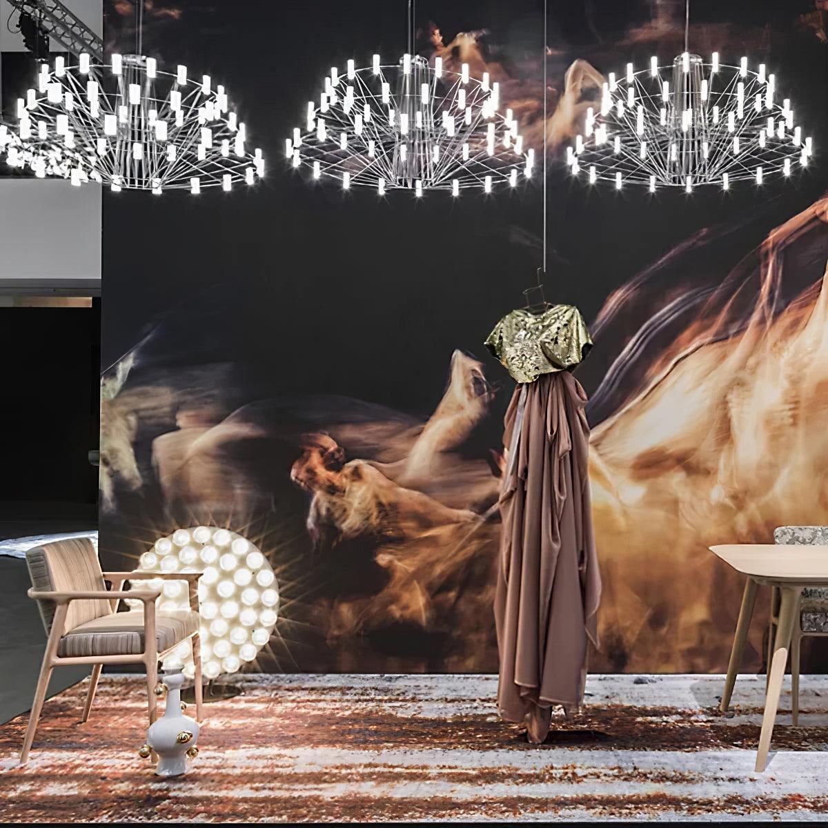 Lustra Kronleuchter Sky Ballett Edelstahl Modern-Letslighting