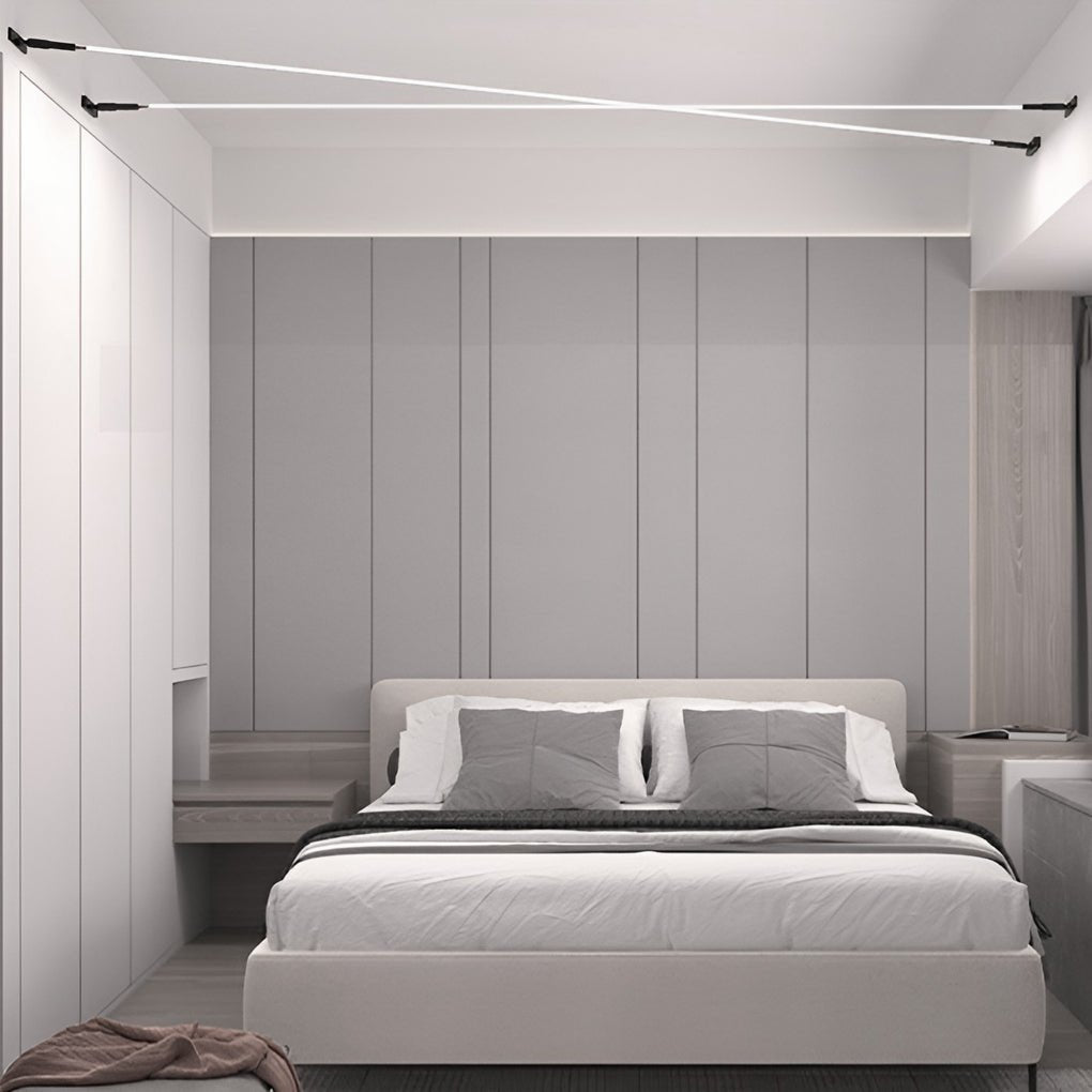 Linean Minimalistische Deckenleuchte aus Stahlstreifen-Letslighting