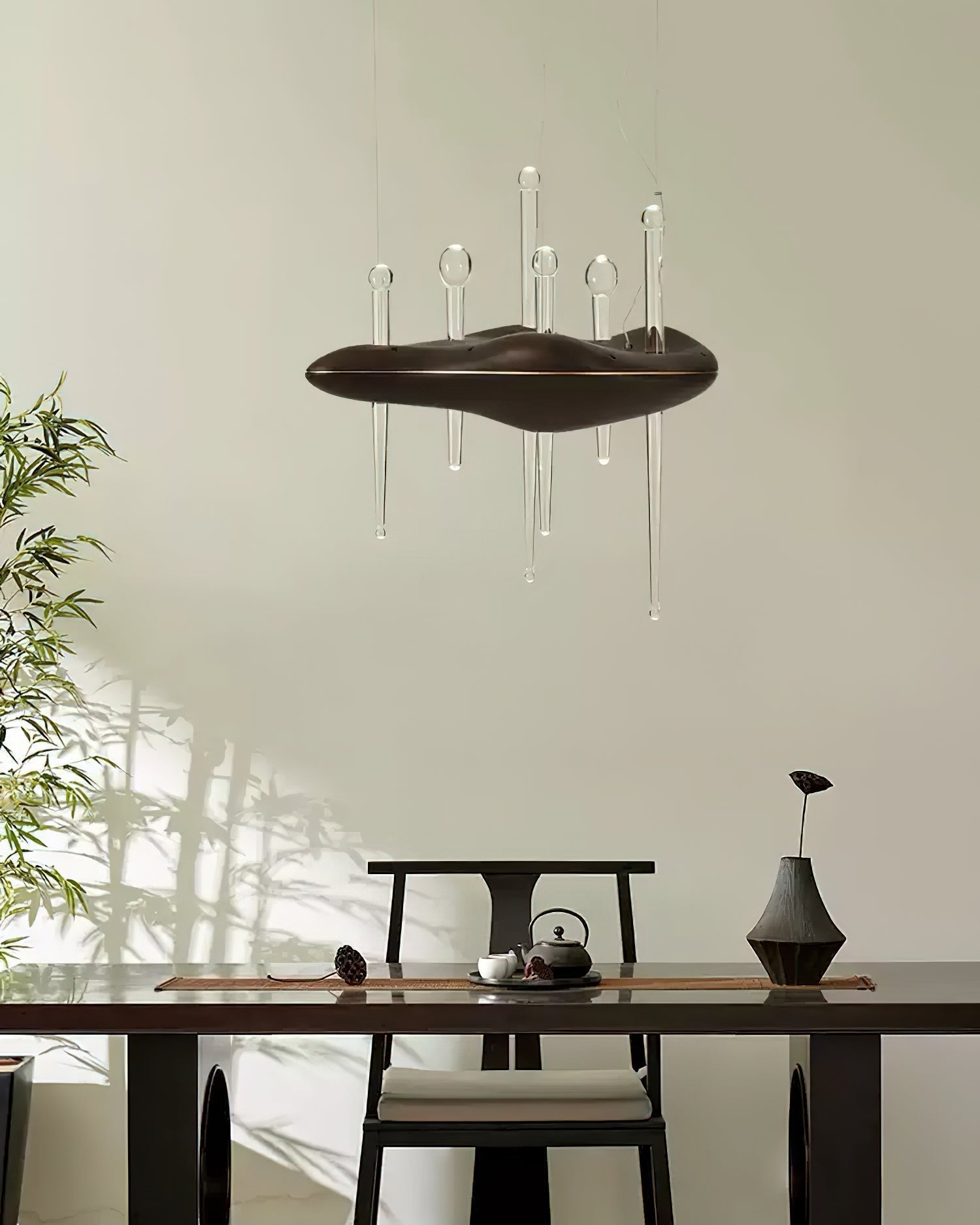 Umare Wunderliche Pendelleuchte aus Eichenglas-Letslighting