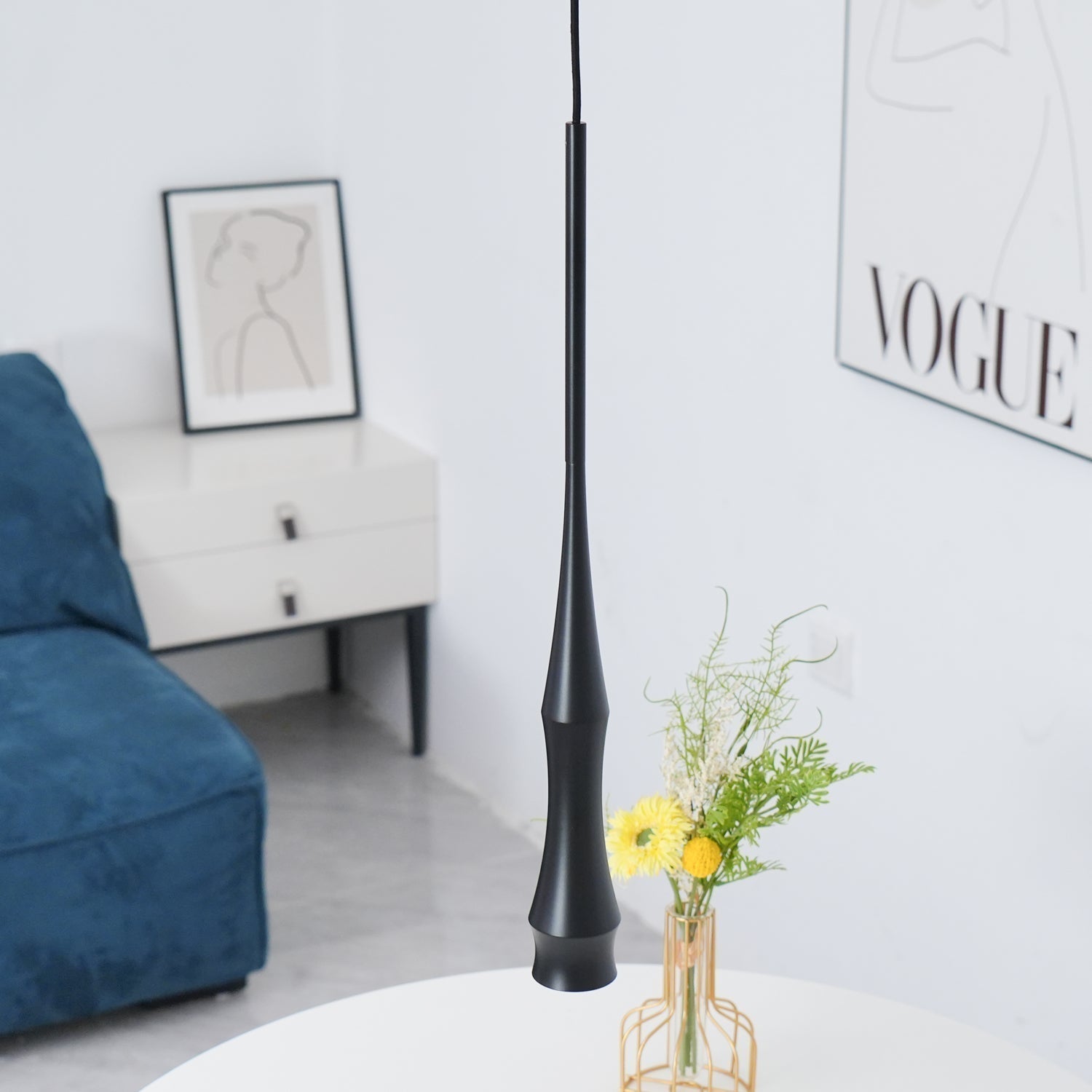 Elaran Aluminium Minimalistisch Pendelleuchte-Letslighting