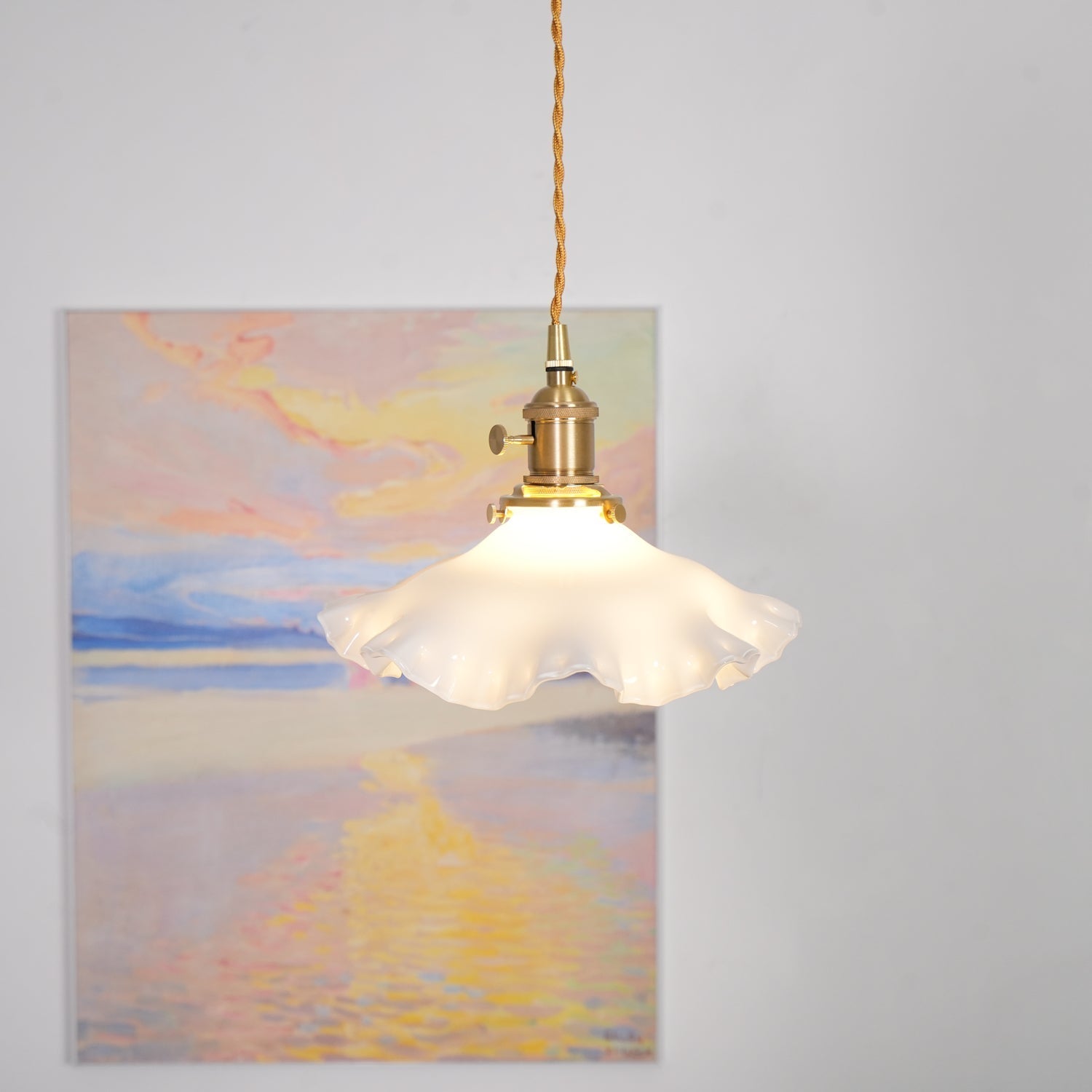 Small Floral Pendant Lamp - Blowlighting