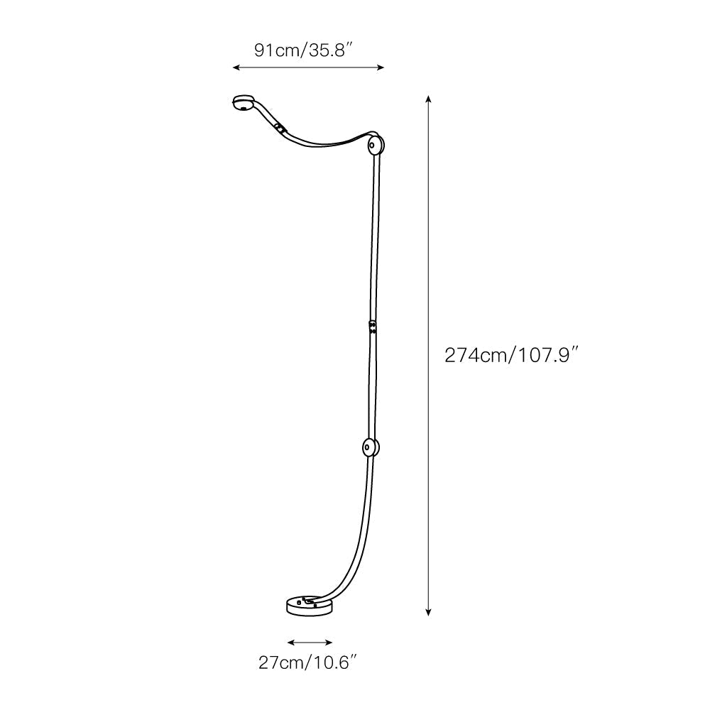 Snaps LED Floor-to-Ceiling Lamp - Letslighting