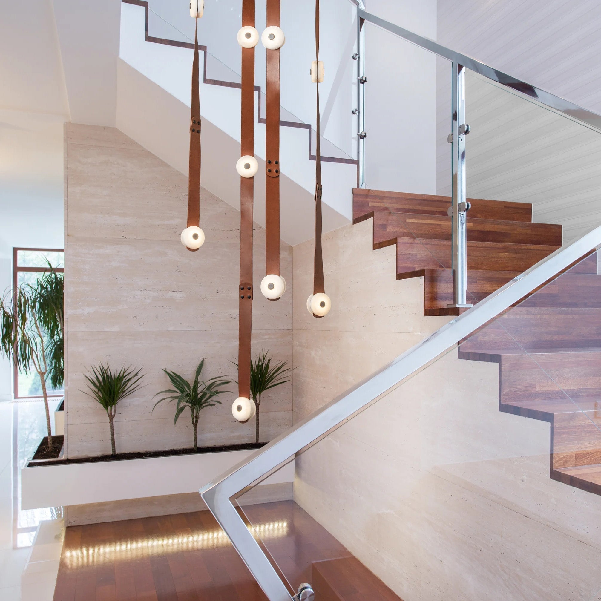 Orinos Modern Minimalist LED Alabaster Pendant Lamp - Letslighting