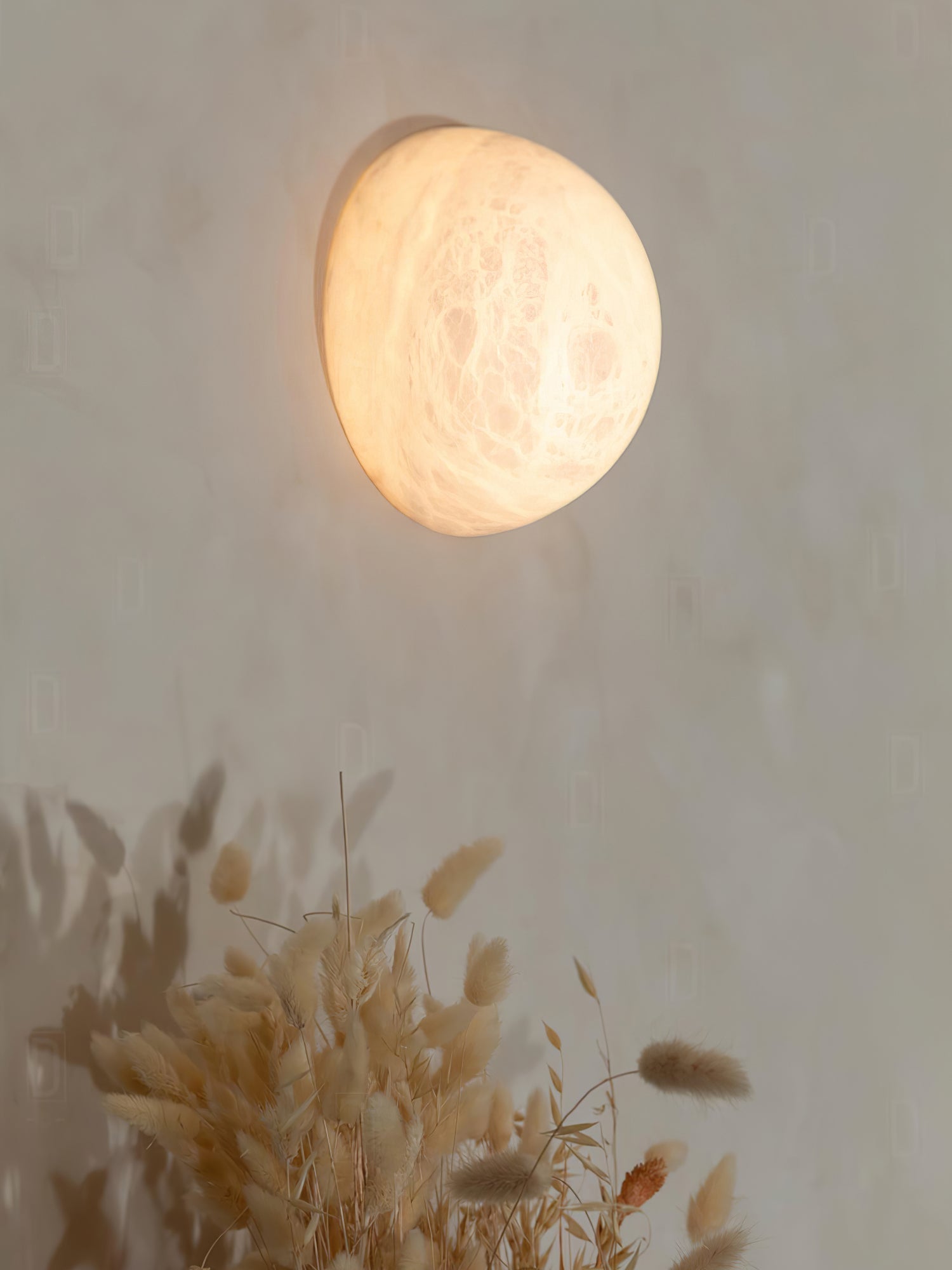 Canoria Wabi-Sabi Travertine Wall Lamp - Neutralighting