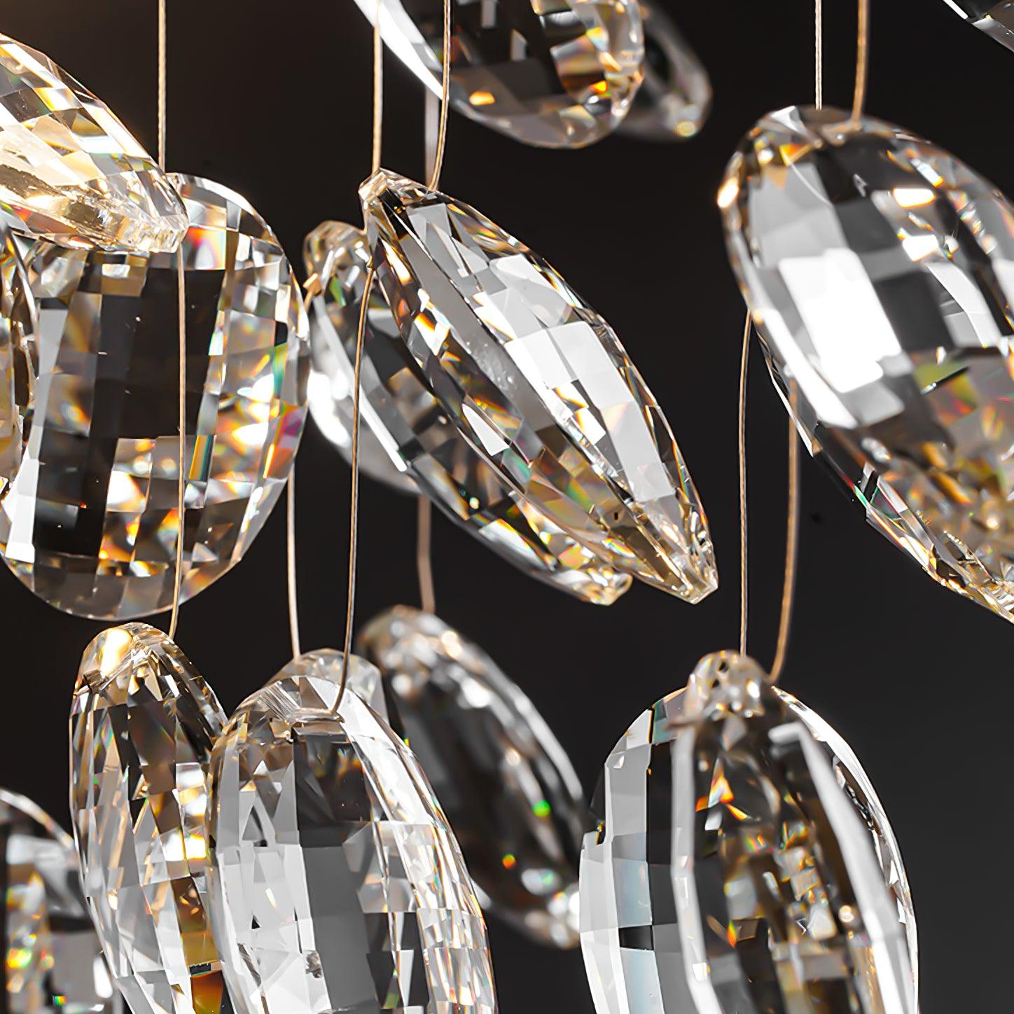 Lustra Kronleuchter Kristallzweig Gold LED-Letslighting