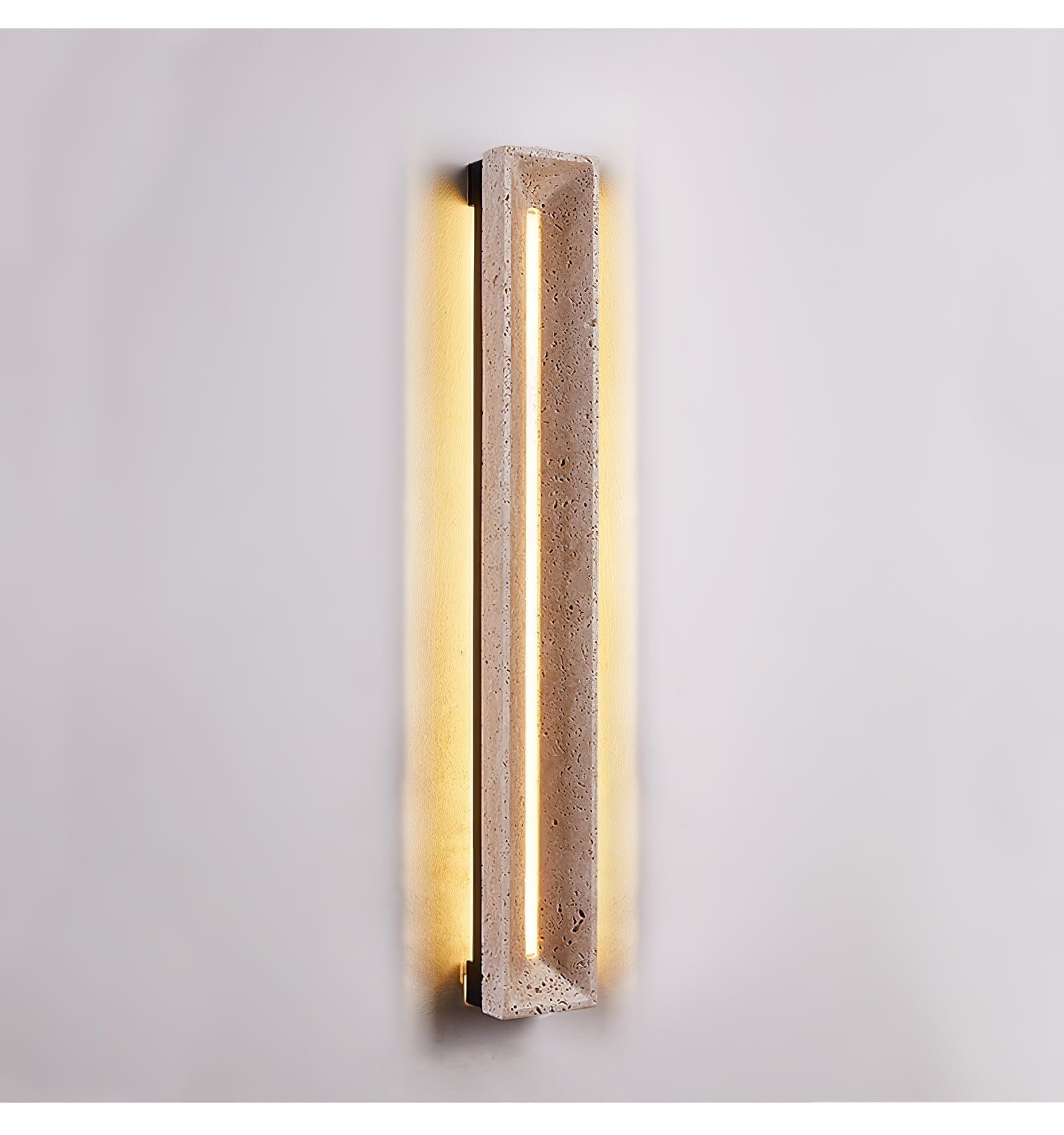 Anoren Minimalist Travertine Wall Light - Neutralighting
