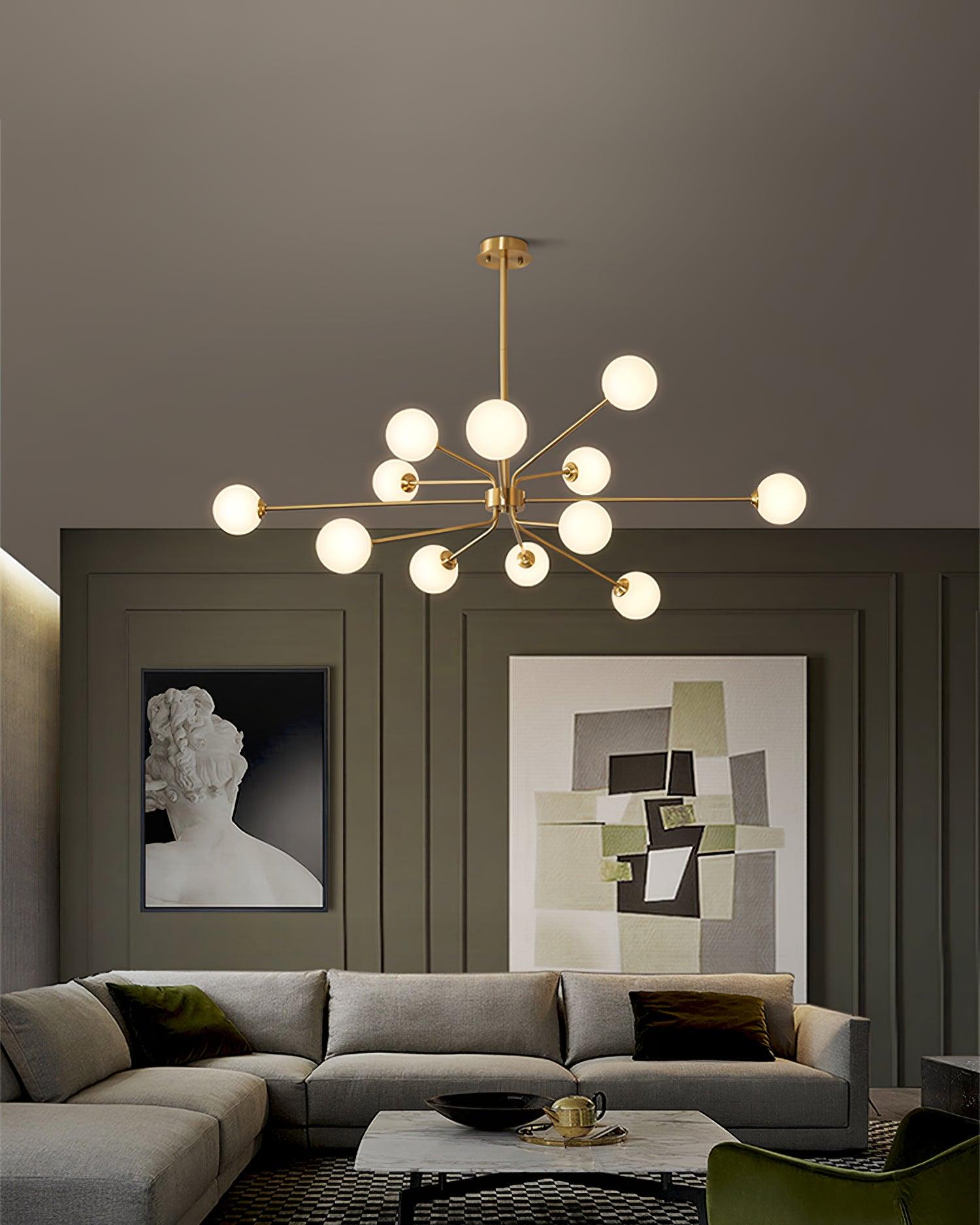 Solara Chandelier Arm Multi-Globe - Letslighting