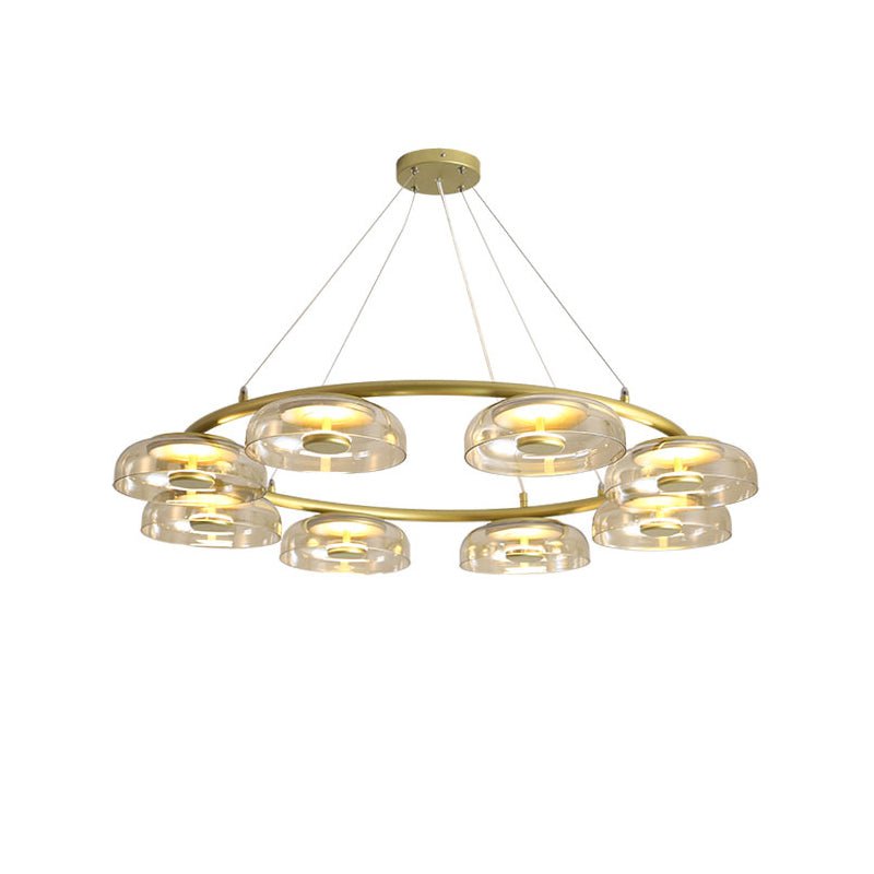 Aethera Circular Glass Chandelier - Blowlighting