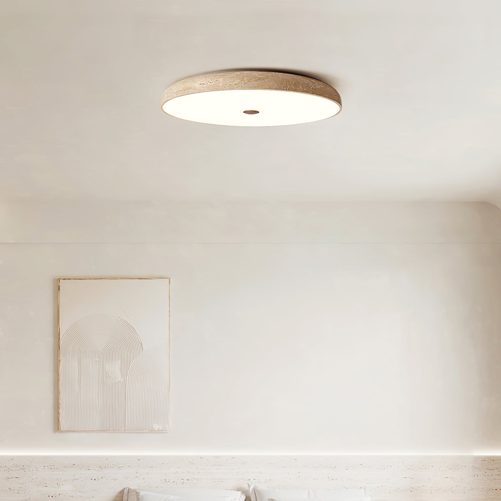 Orzoror Travertine Ceiling Light - Neutralighting