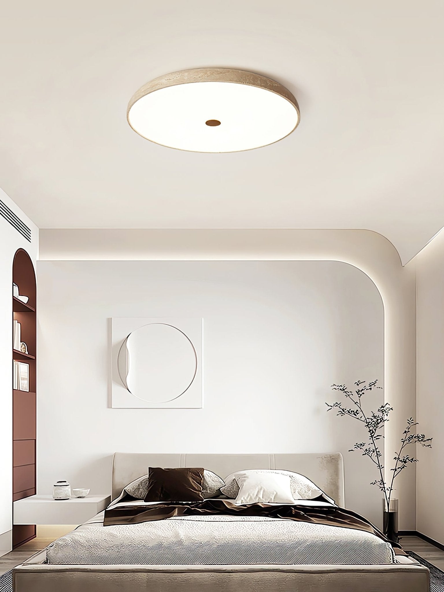 Orzoror Travertine Ceiling Light - Neutralighting