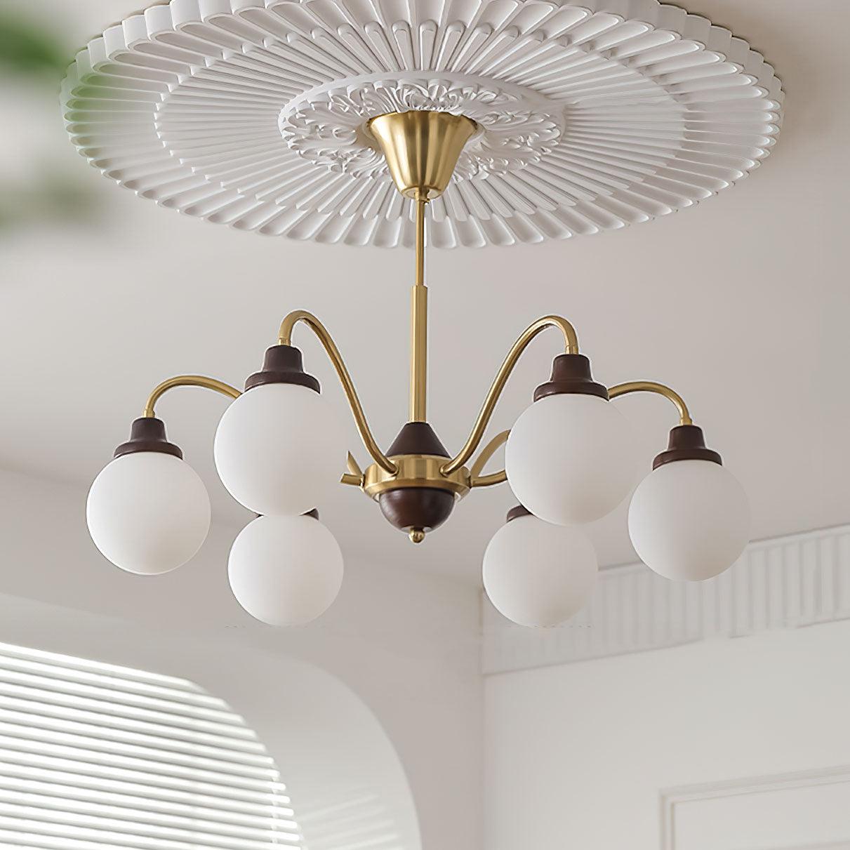 Aurelia Vintage Glas-Kronleuchter-Letslighting