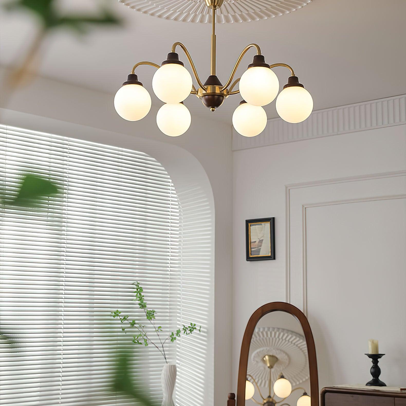 Aurelia Vintage Glas-Kronleuchter-Letslighting