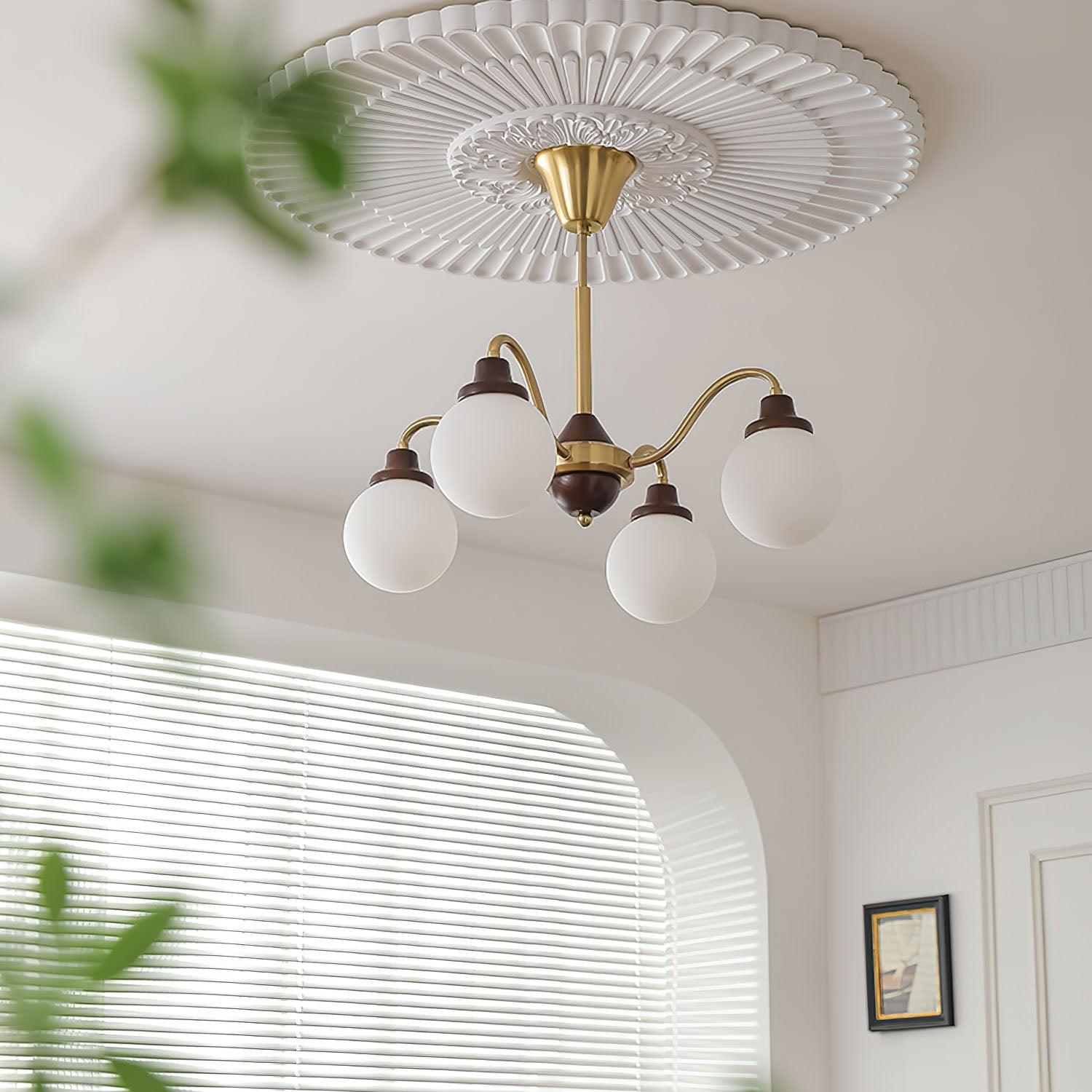 Aurelia Vintage Glas-Kronleuchter-Letslighting