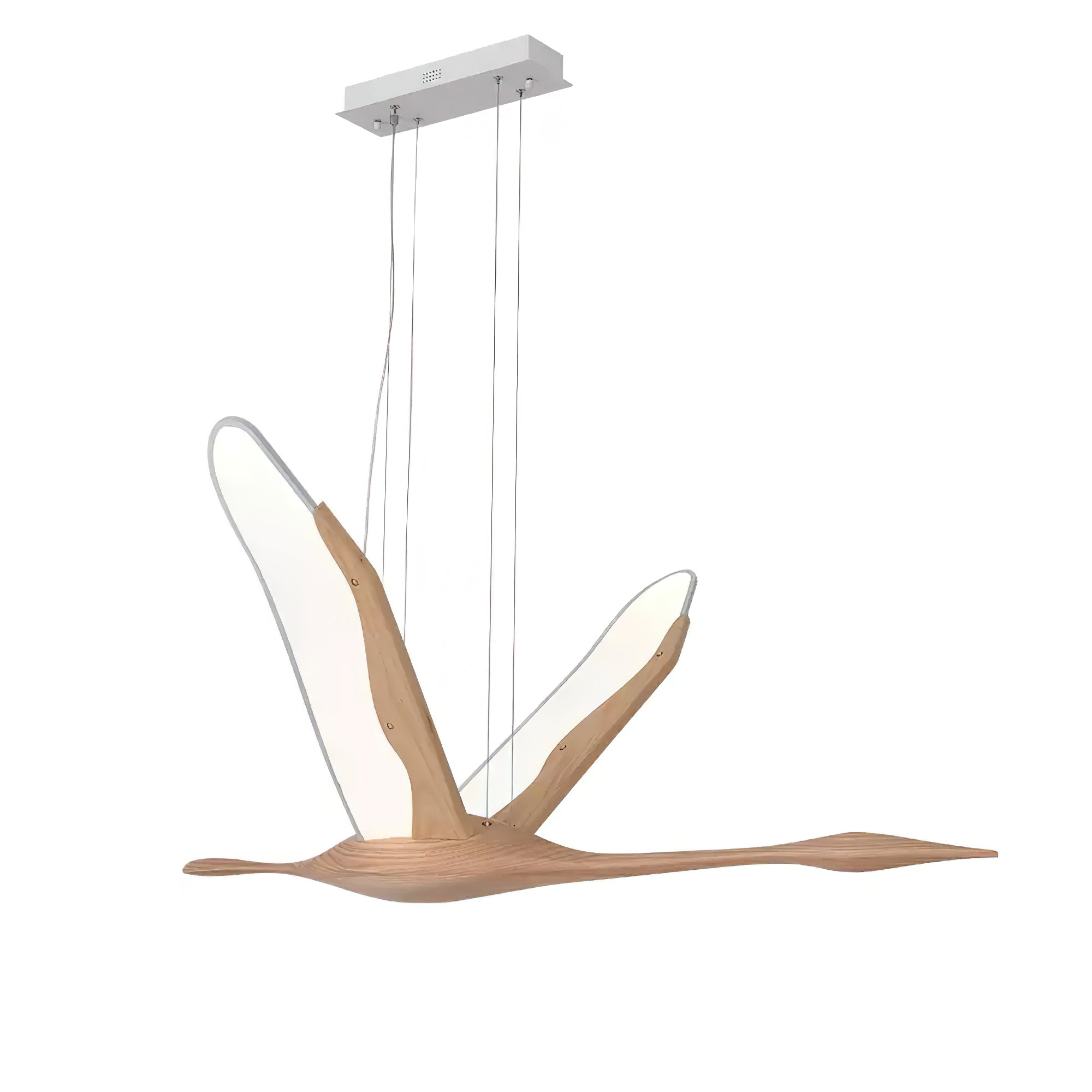 Flora Moderne Holz-Pendelleuchte-Letslighting