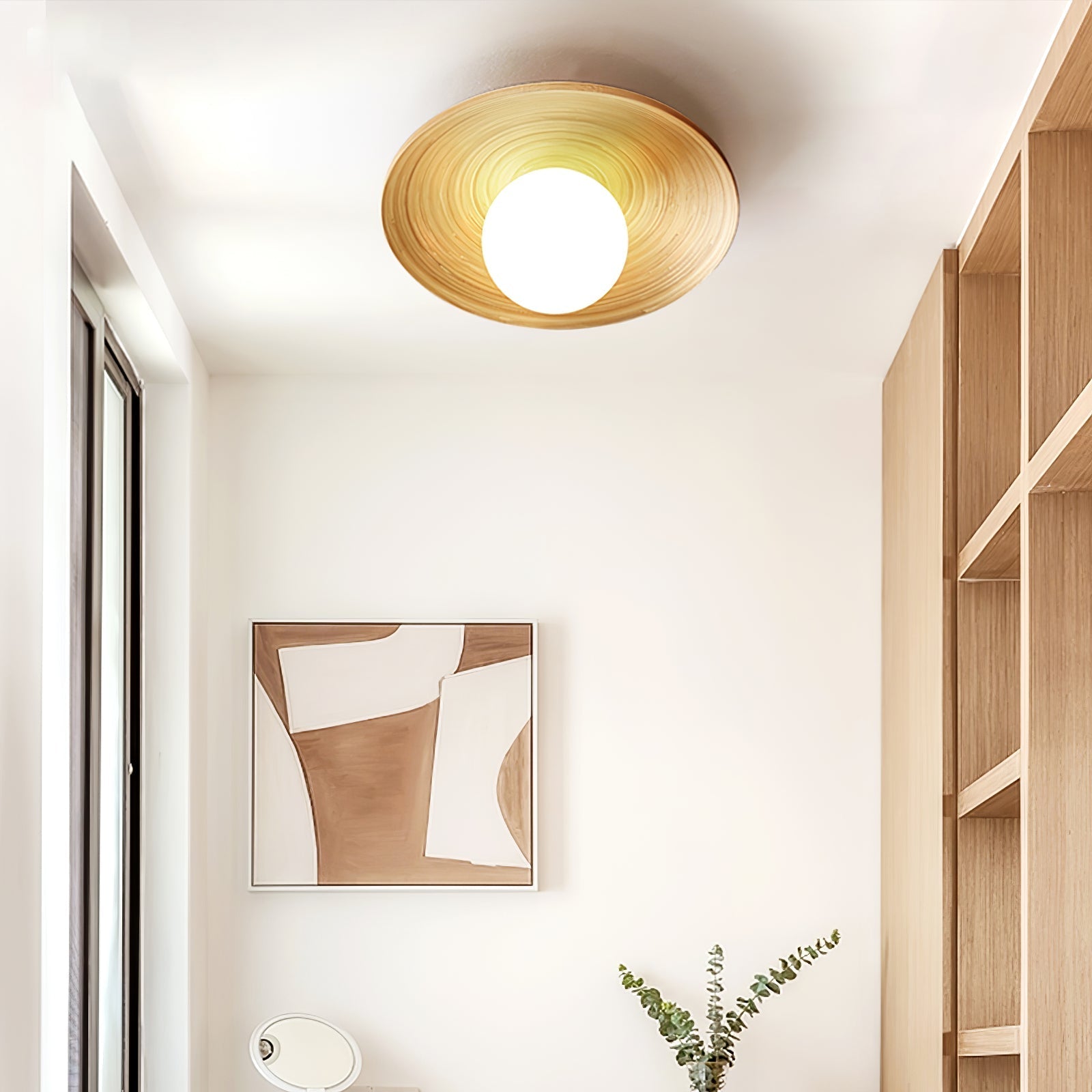 Lustra Deckenleuchte Soluna Wood Orbital-Letslighting